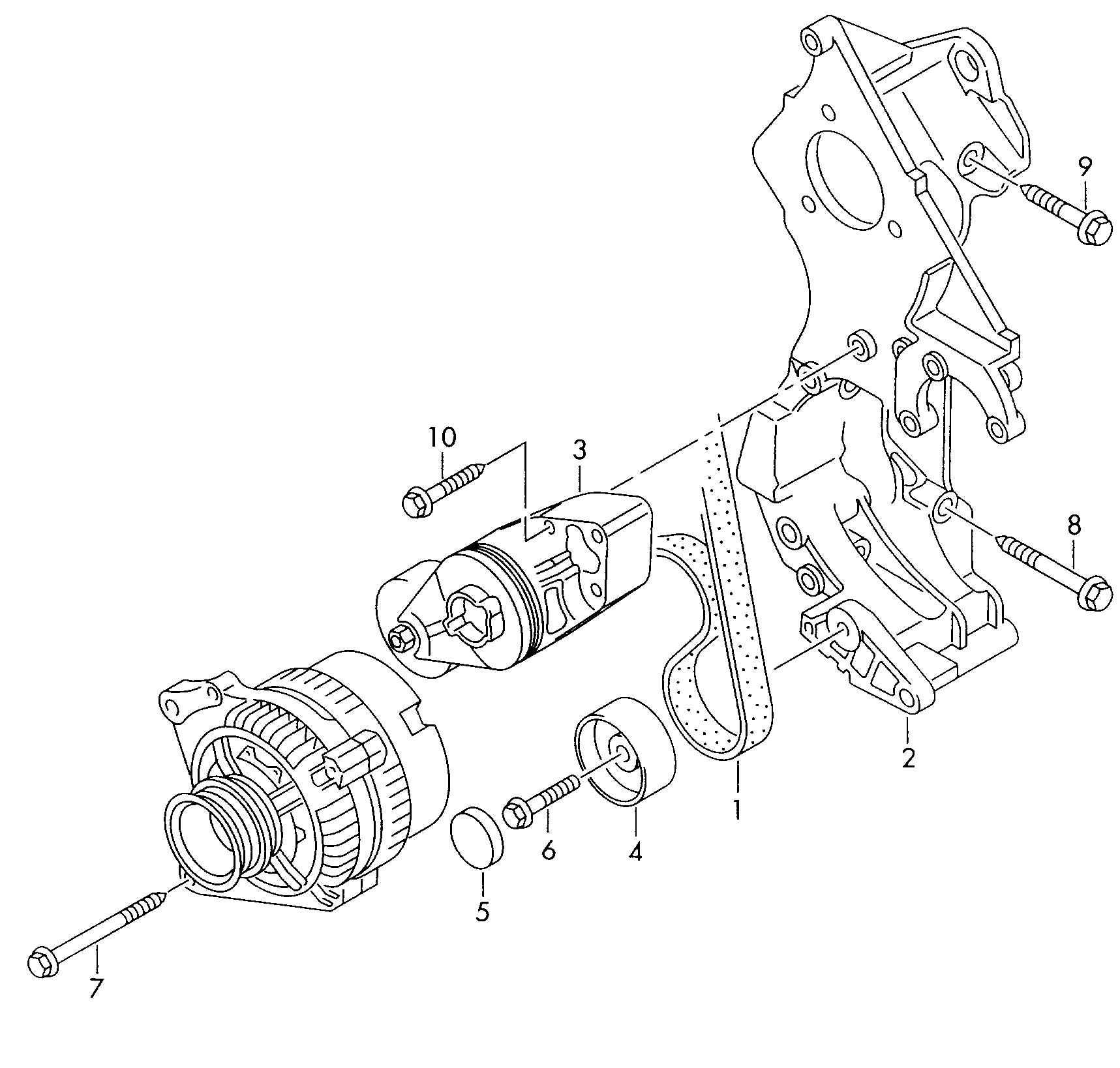 VAG 038145276 - Saptırma / Kılavuz makarası, Kanallı V-kayışı parts5.com