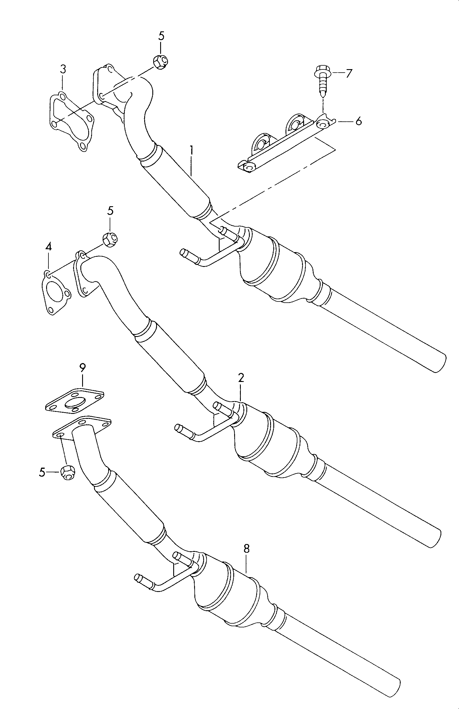 AUDI 1J0253058NX - Katalysator parts5.com