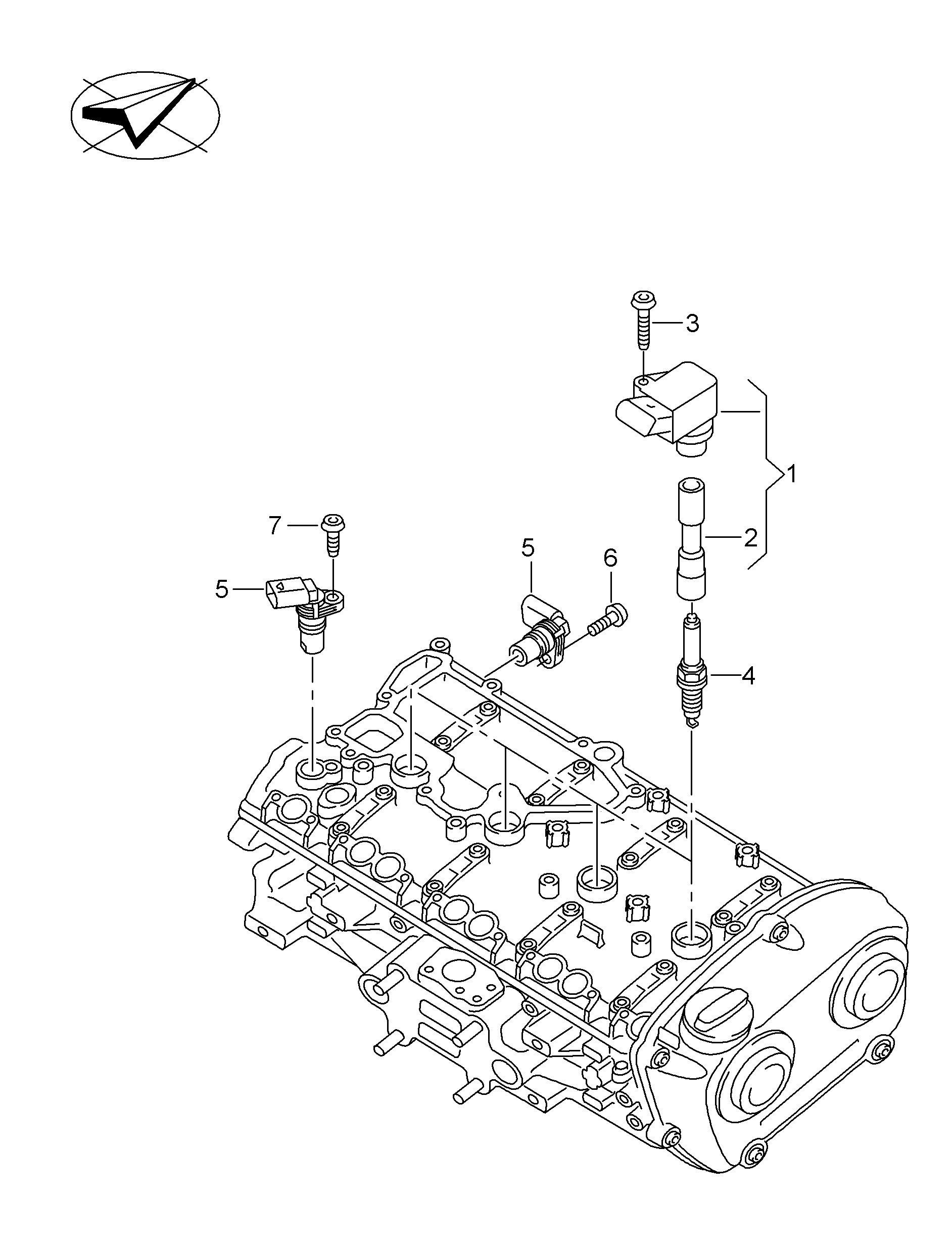 AUDI 06L 905 110 D - Bobina de inductie parts5.com