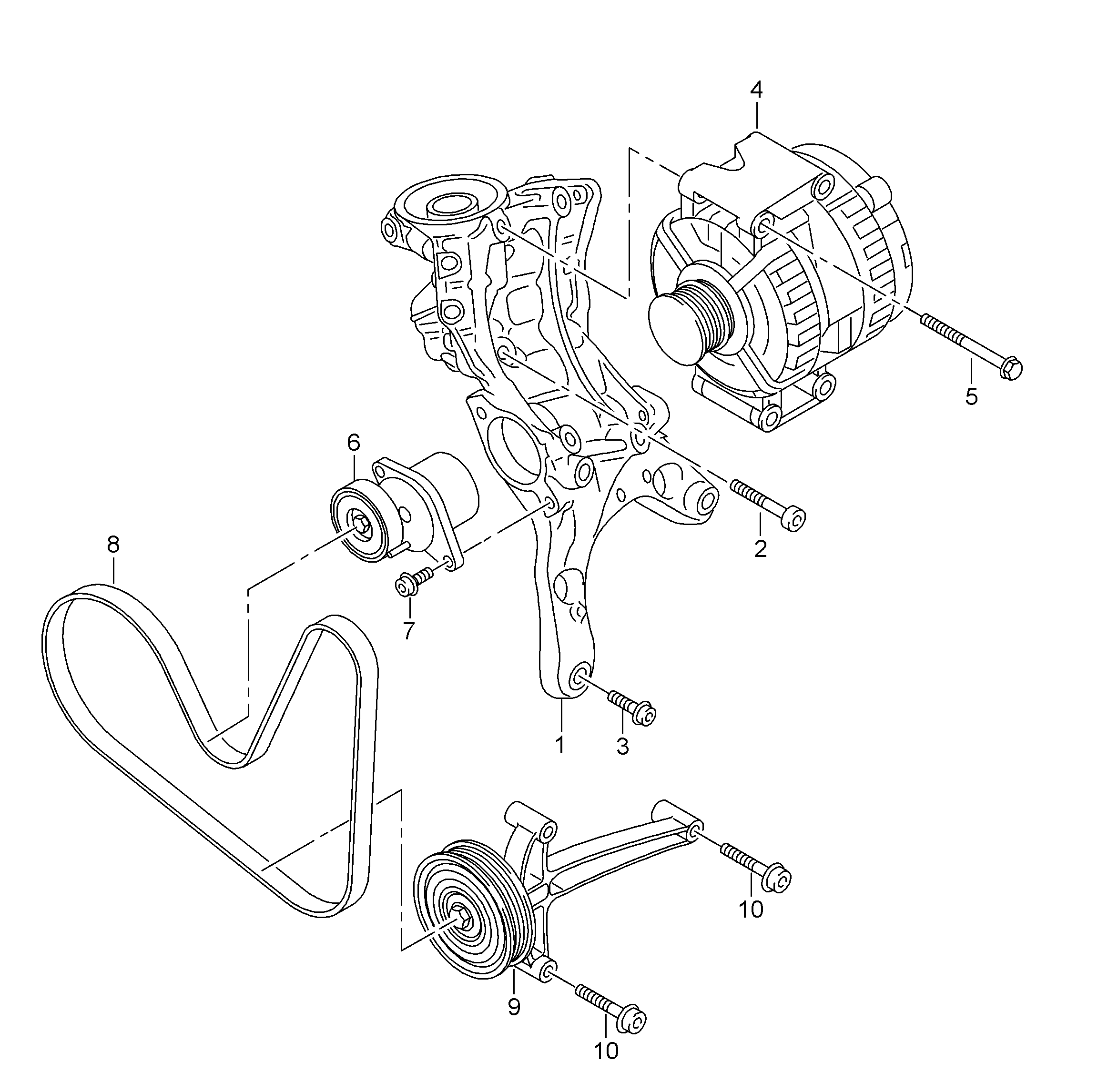 Seat 06L 903 137 A - Пистов ремък parts5.com