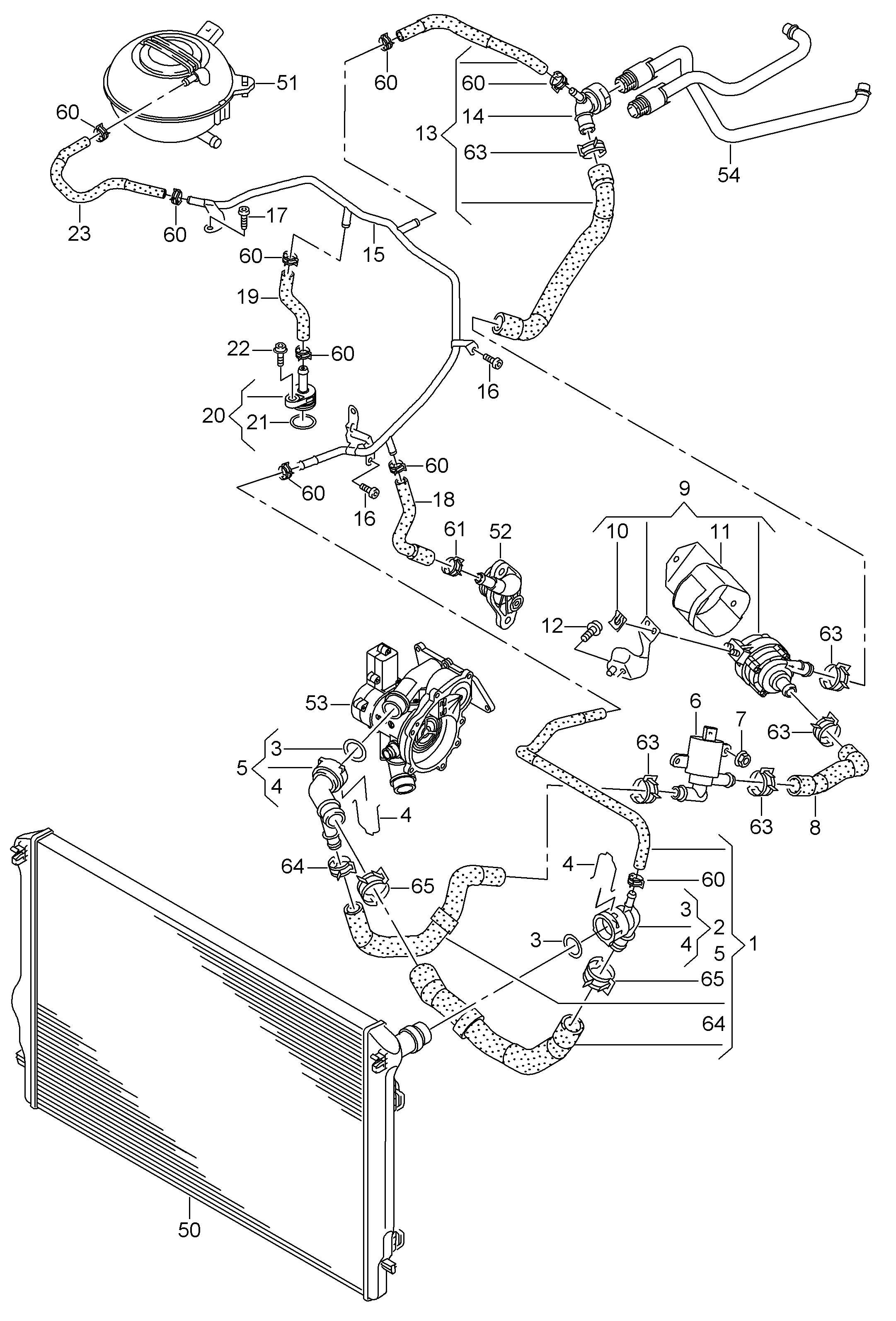 Seat 4H0 121 671B - Jahutusvedeliku regulaatorklapp parts5.com