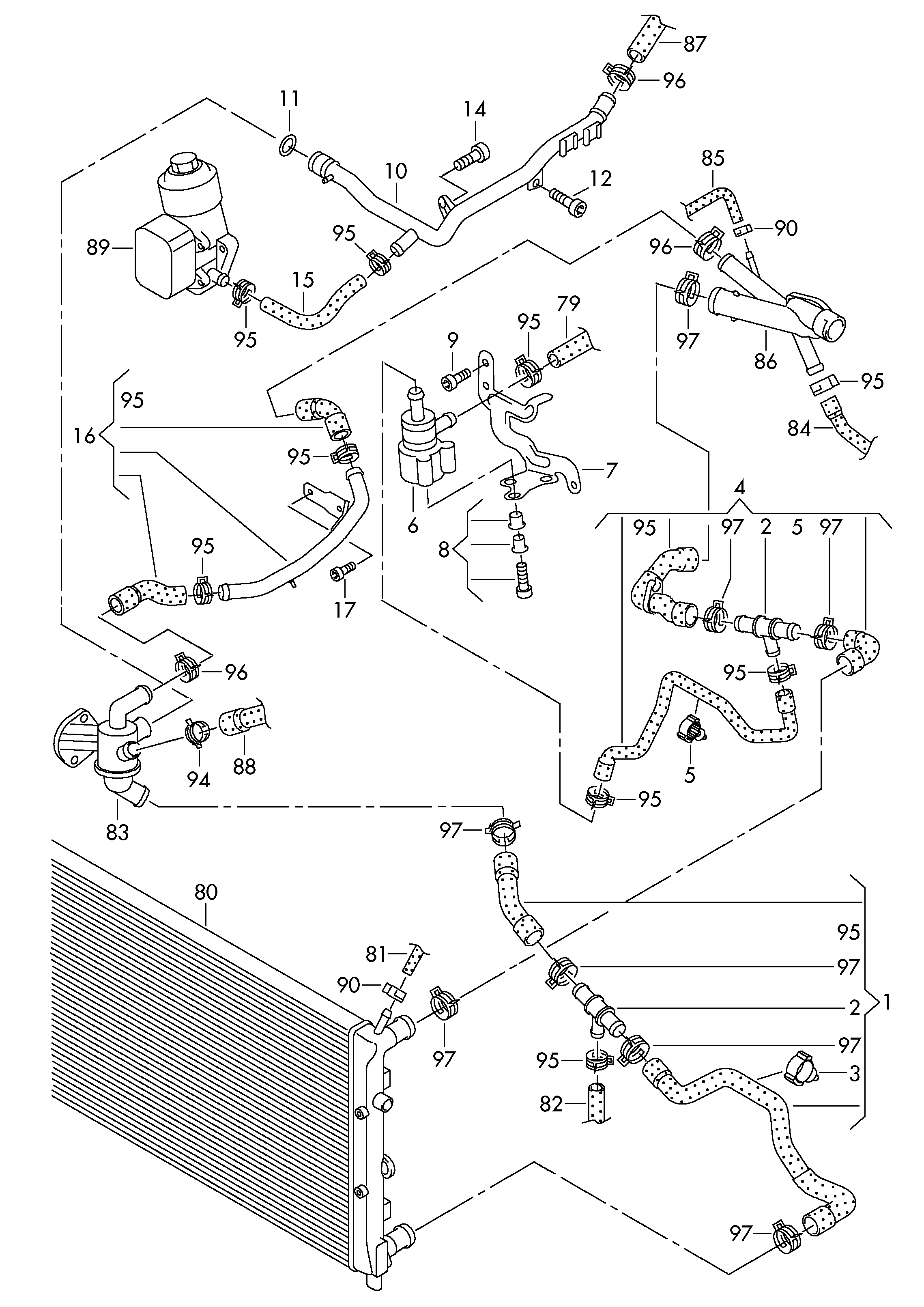 Skoda 6R0 121 253 - Hűtő, motorhűtés parts5.com