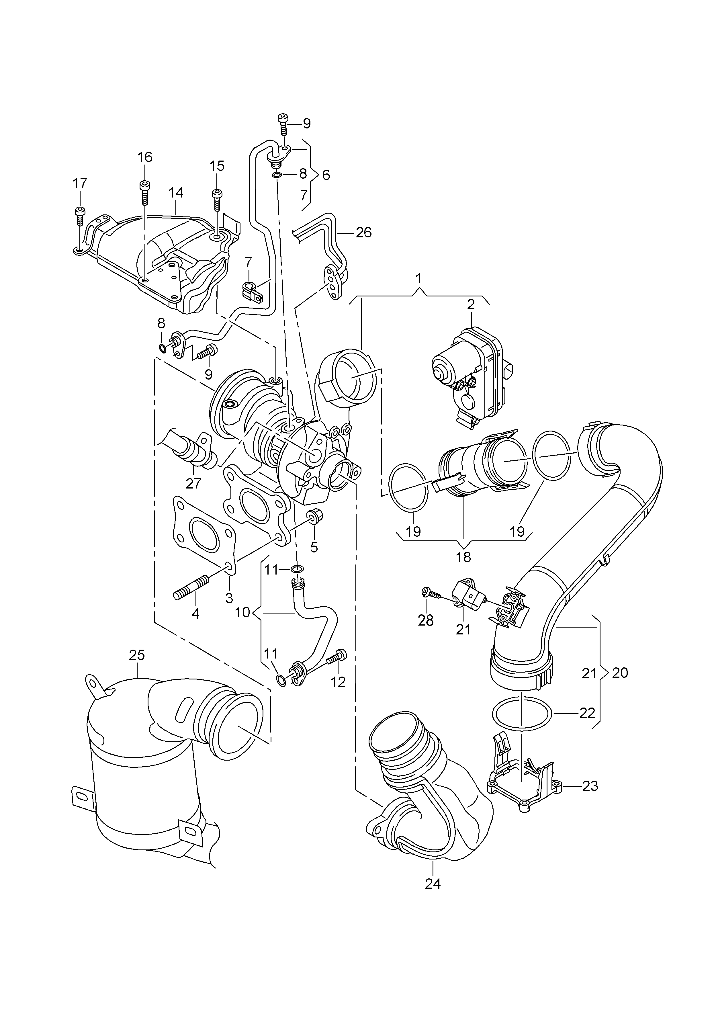 Seat 04E906051 - Датчик, налягане при принудително пълнене parts5.com