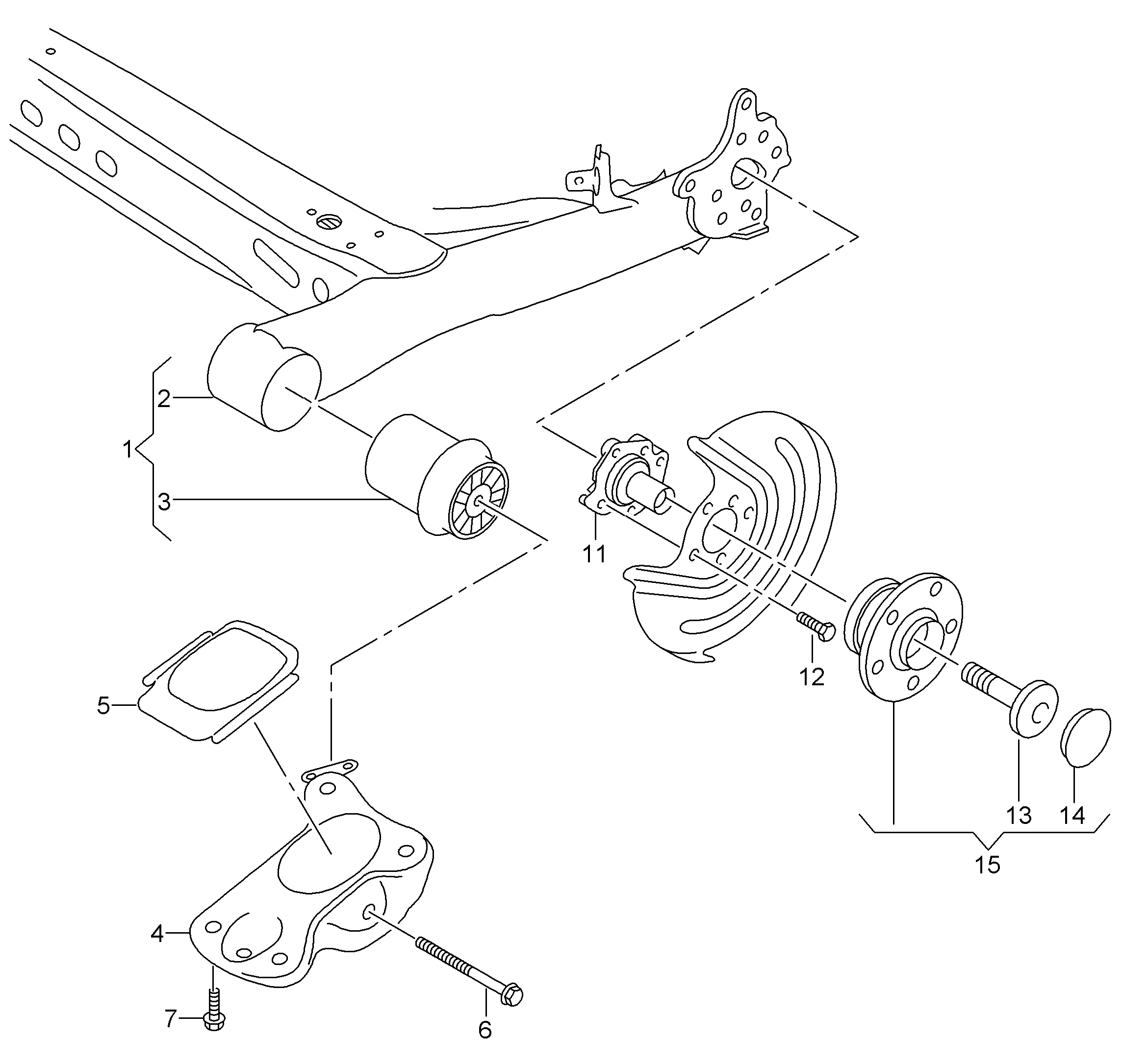 Skoda 5Q0 501 541 C - Έδραση , σώμα άξονα parts5.com