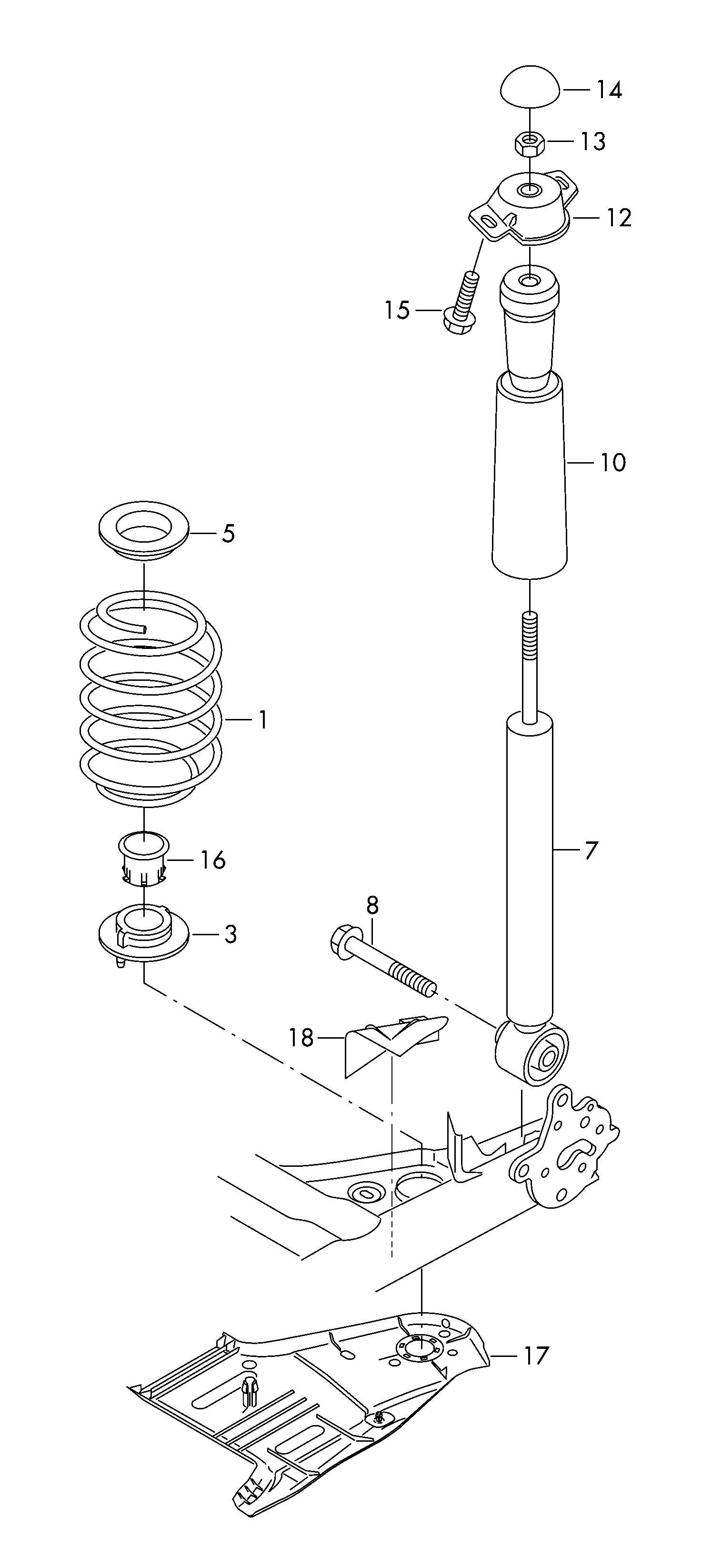 CUPRA 5Q0511357F - Ударен тампон, окачване (ресьори) parts5.com