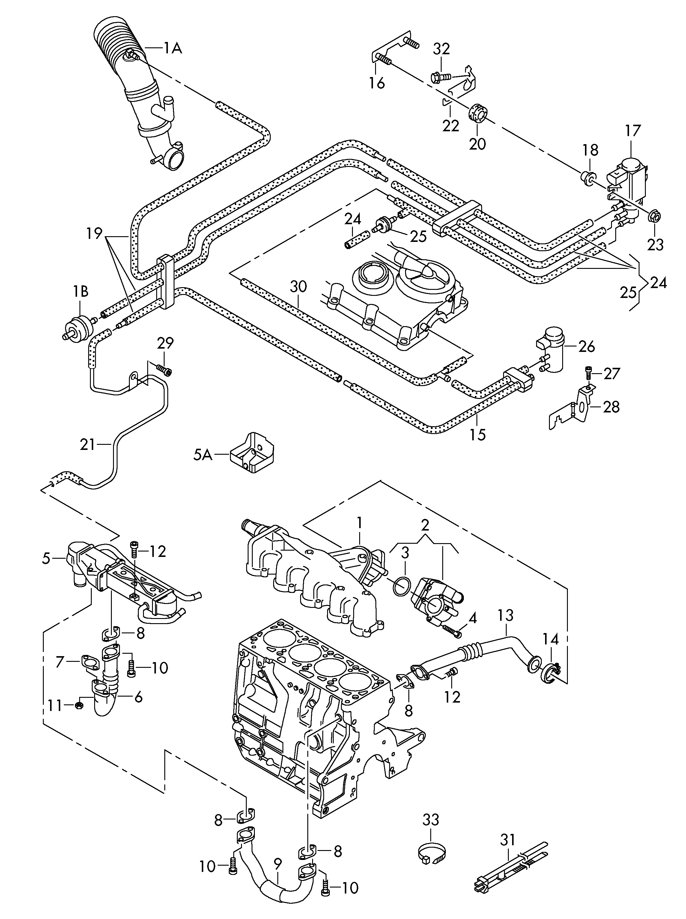 VW 04L 131 547S - Прокладка, клапан возврата ОГ parts5.com