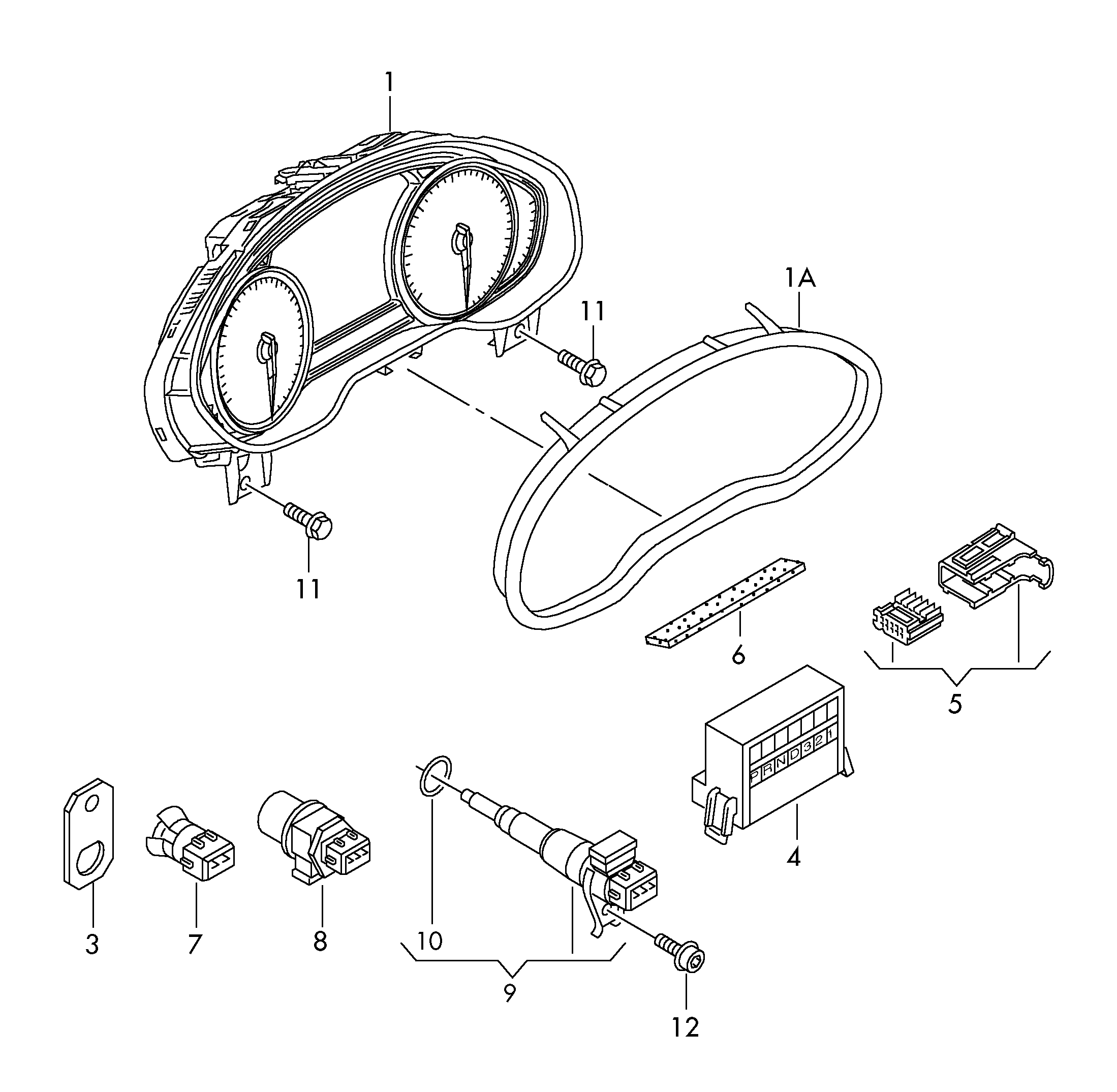 Seat 8Z0 820 535 A - Sensor, exterior temperature parts5.com