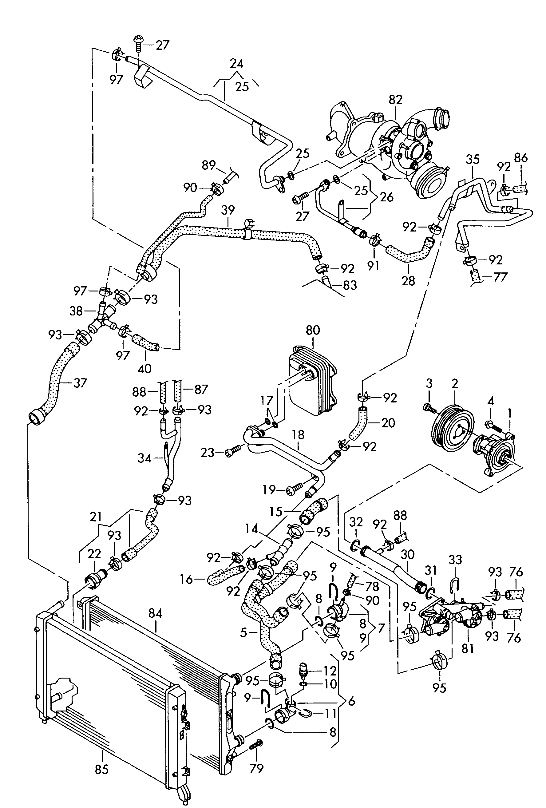 Skoda 03C 121 008 B - Αντλία νερού parts5.com