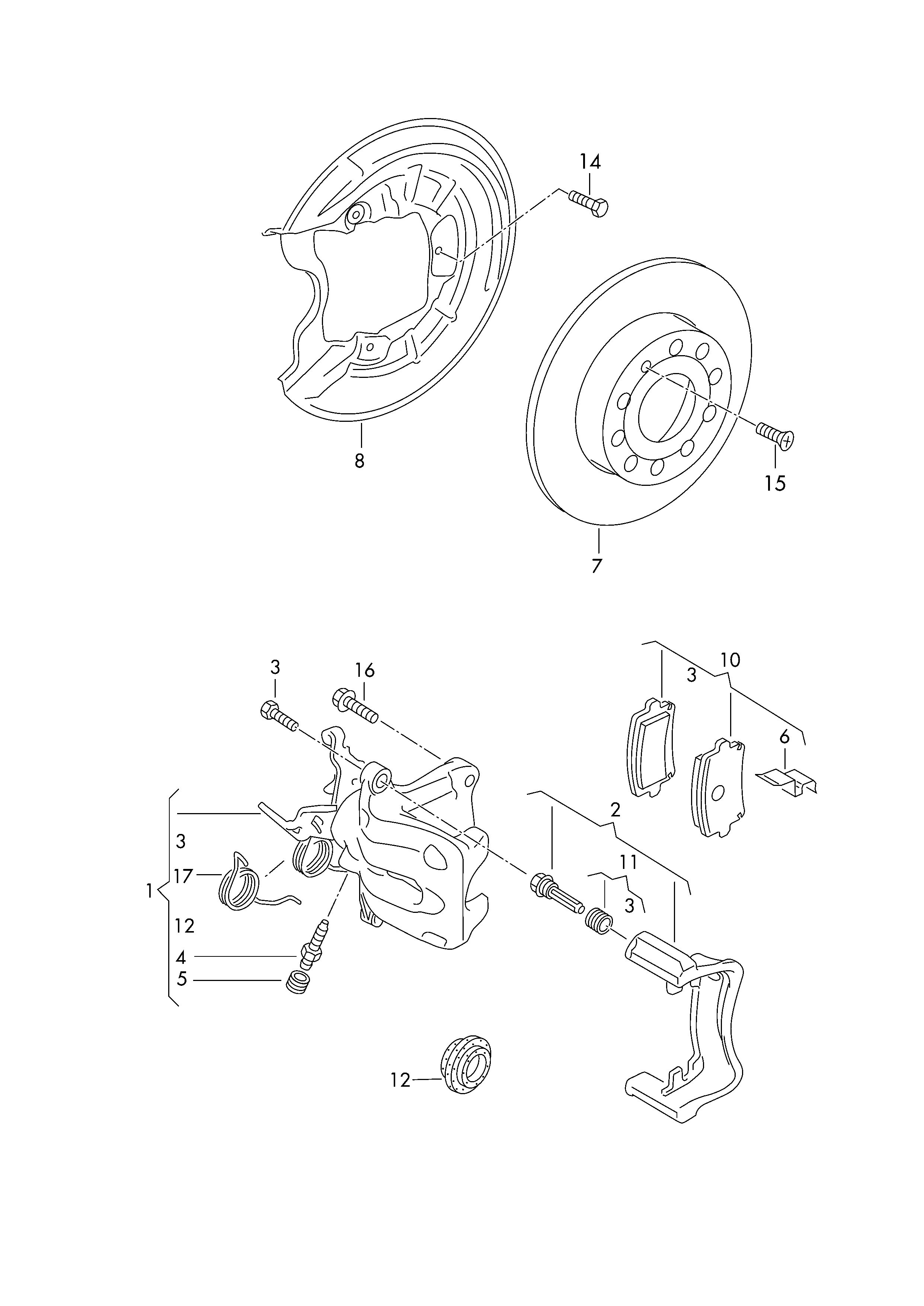 VAG JZW698601AF - Fren diski parts5.com