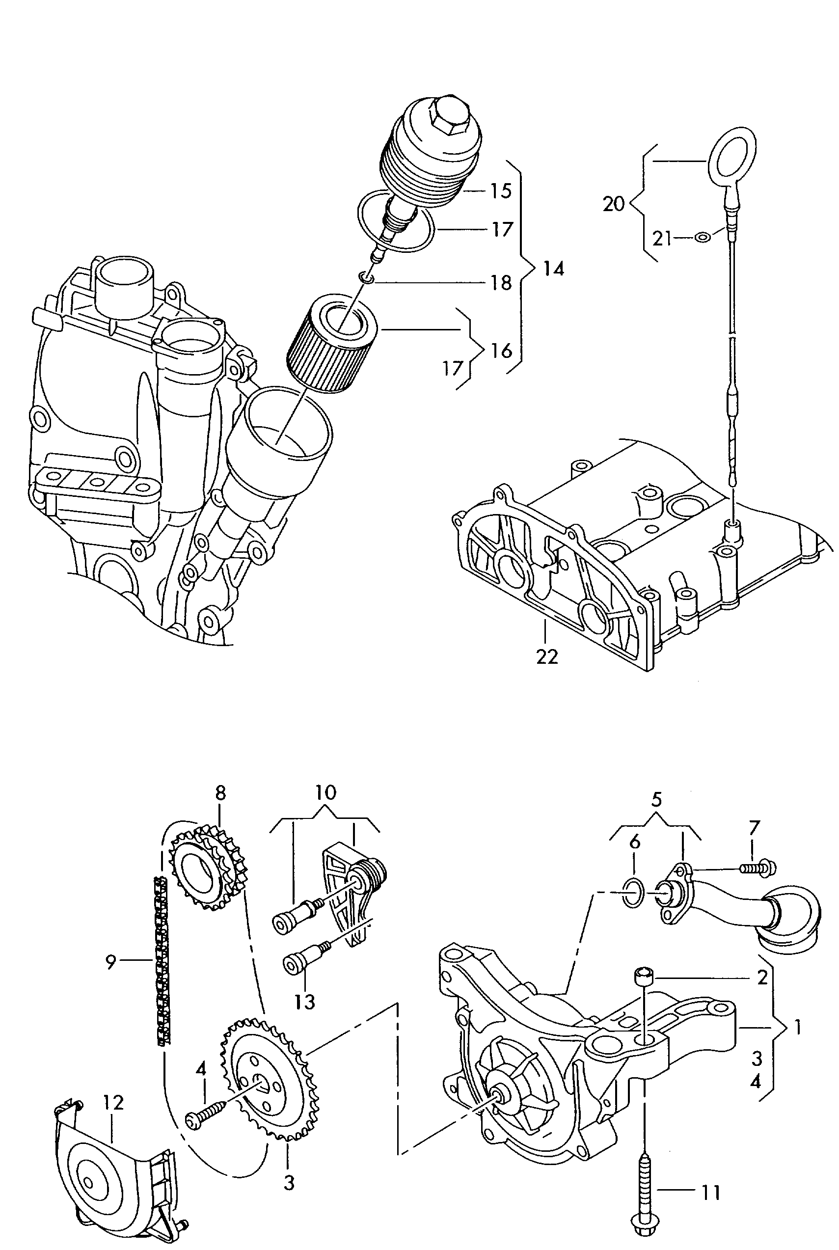 AUDI 03C109507AE - Sada rozvodového řetězu parts5.com