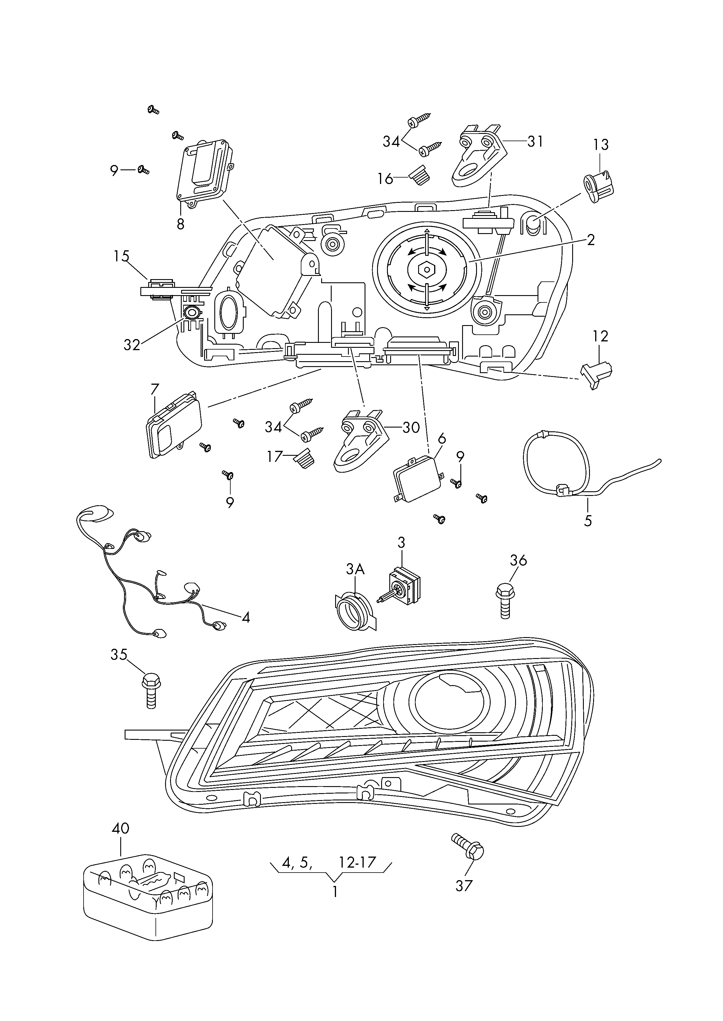 Skoda N   107 218 05 - Lámpara parts5.com