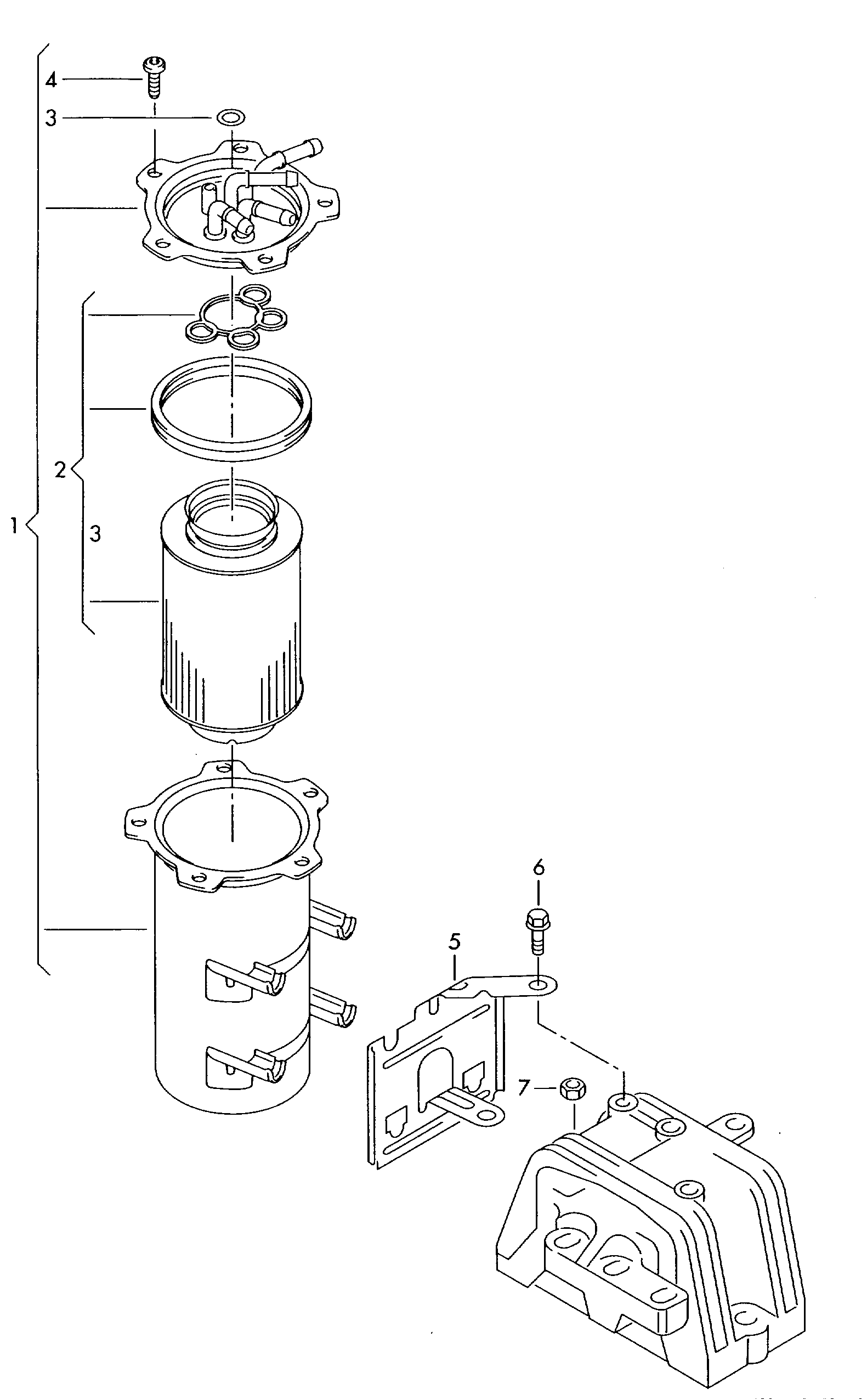 Skoda 1K0 127 434 - Φίλτρο καυσίμου parts5.com