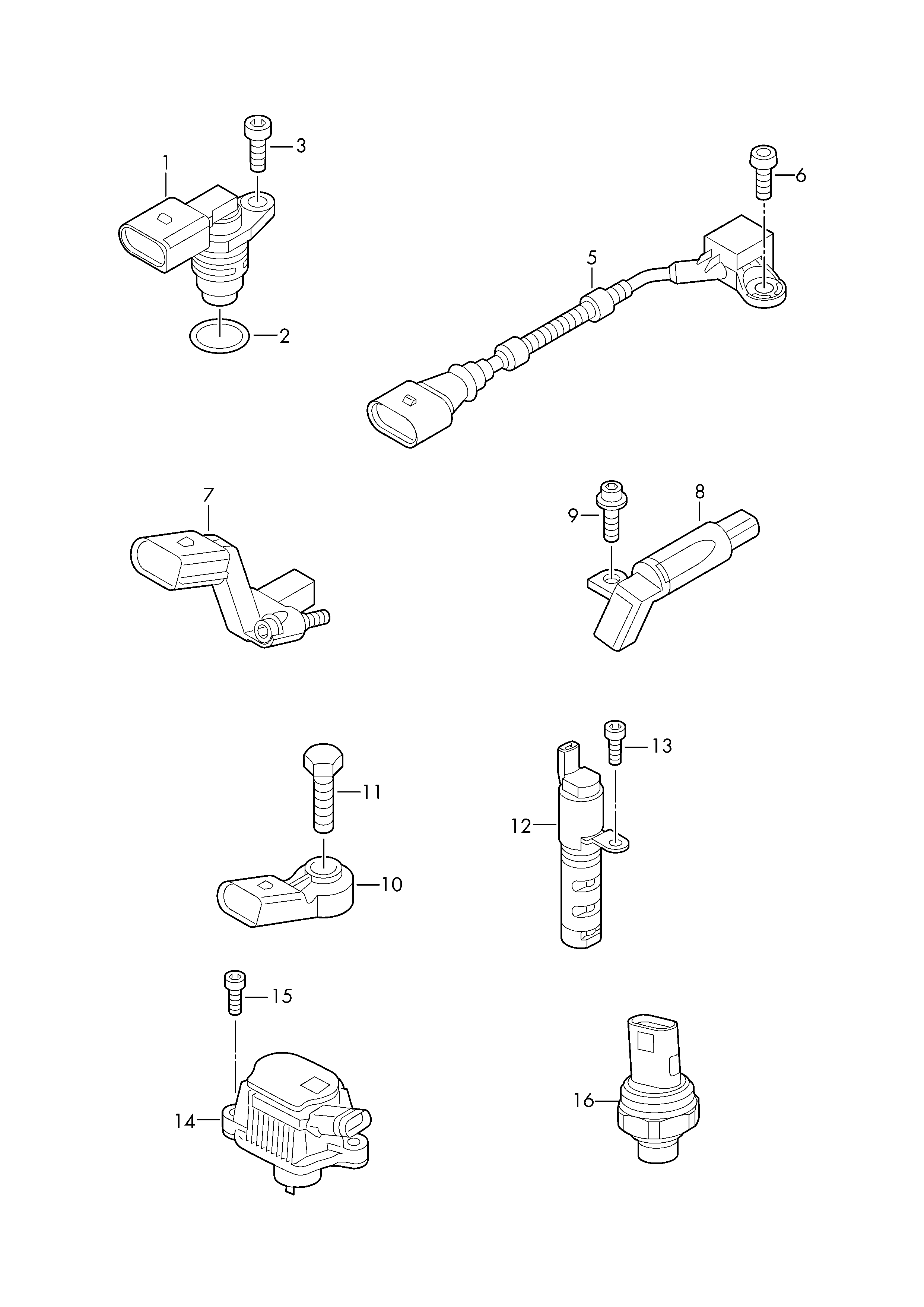 Seat 04L 906 433 E - Импулсен датчик, колянов вал parts5.com