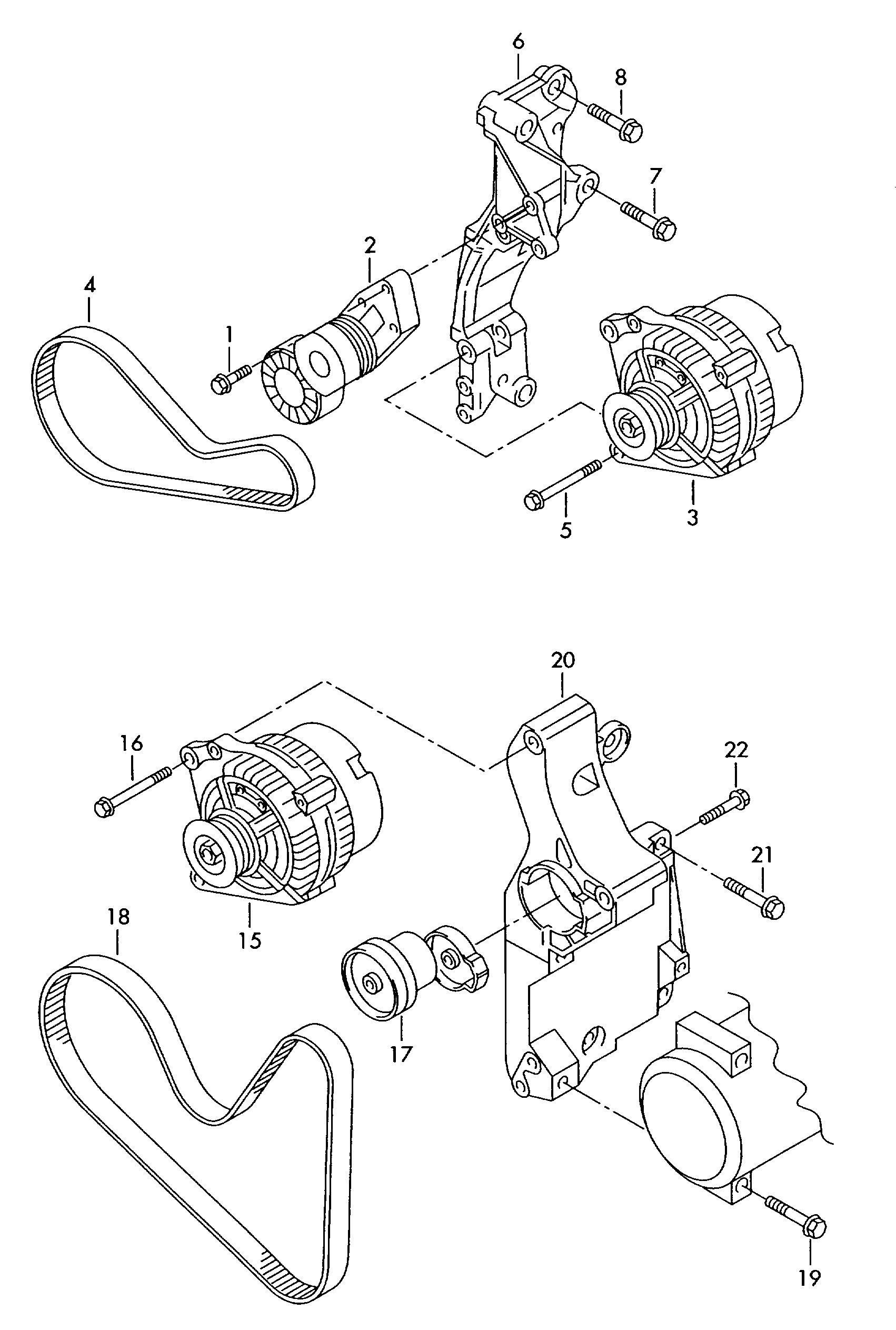 AUDI 038 903 137 AA - Ιμάντας poly-V parts5.com