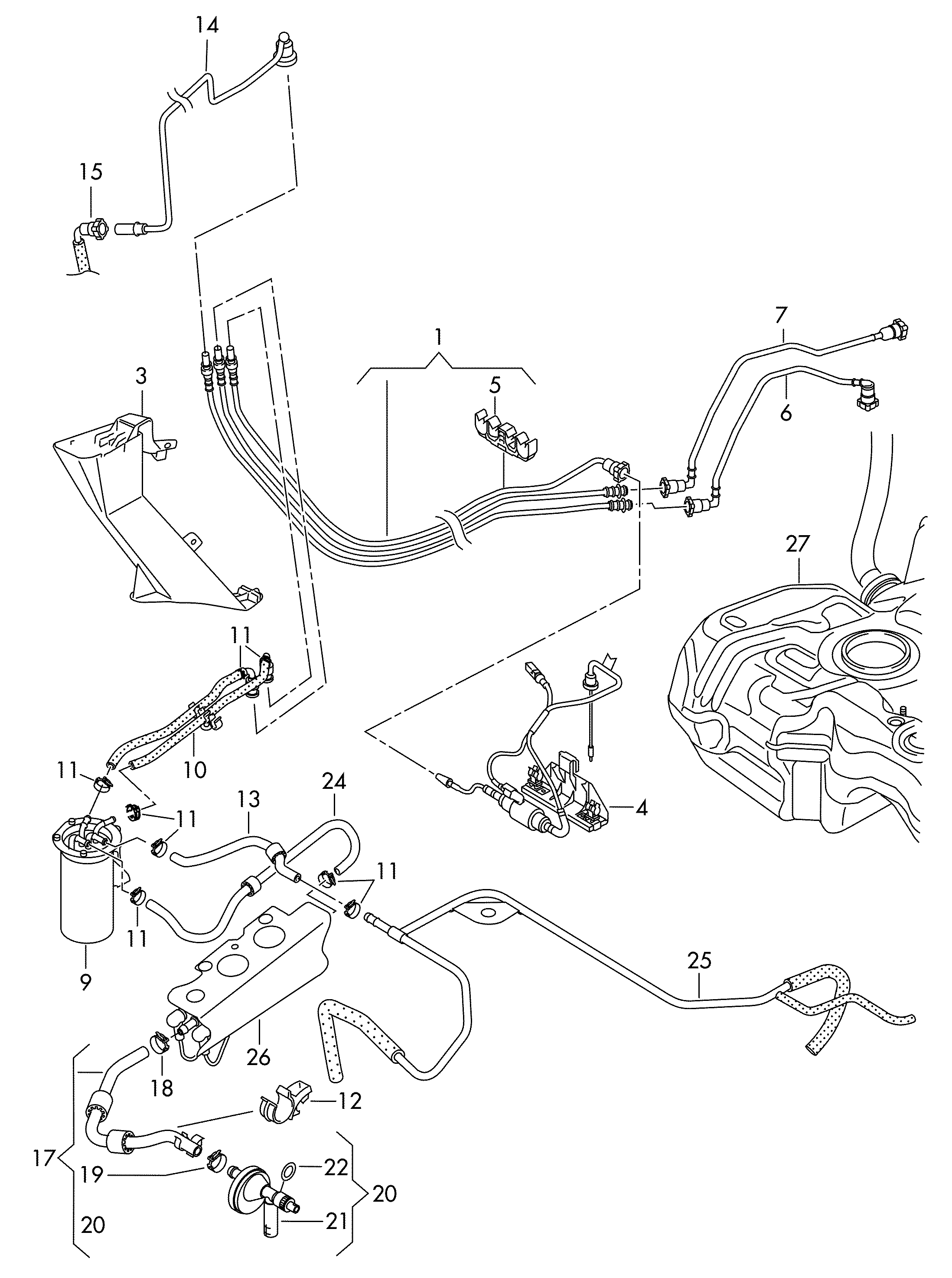 AUDI 03L 919 824 C - Senzor,temperatura combustibil parts5.com