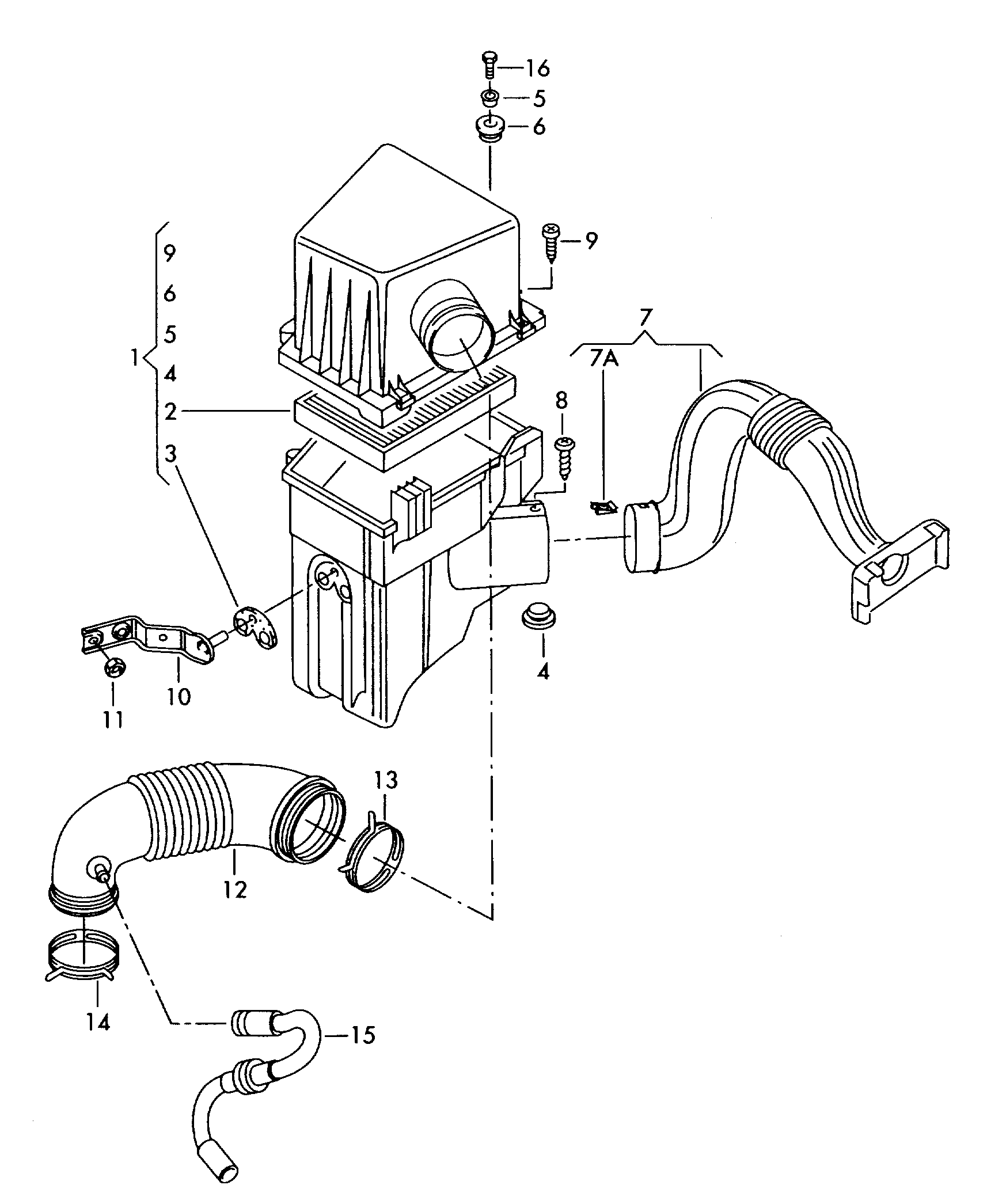 Skoda 5JF 129 620 - Filtar za zrak parts5.com