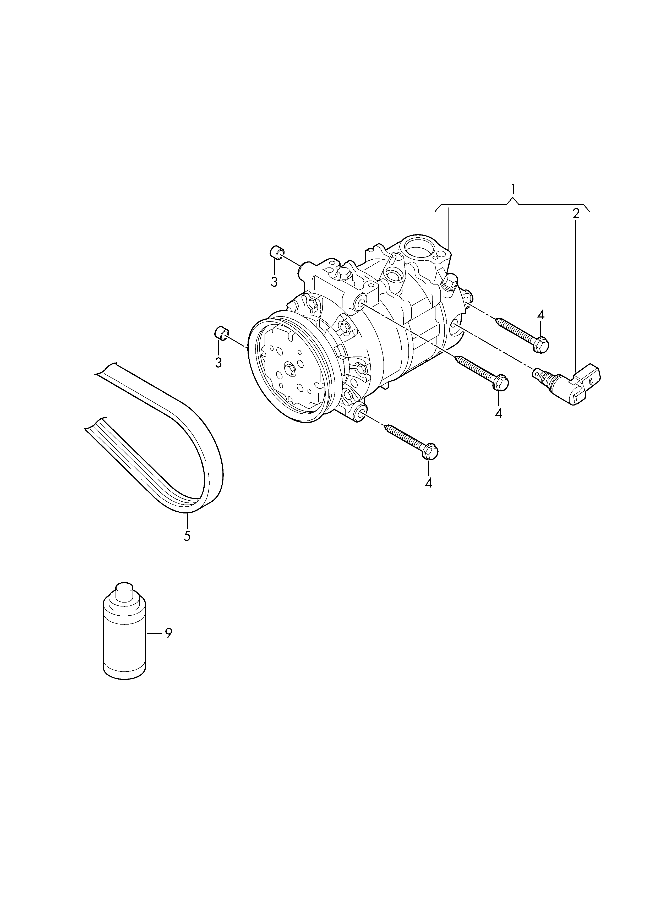 Seat 5Q0 820 803 - Kompresszor, klíma parts5.com