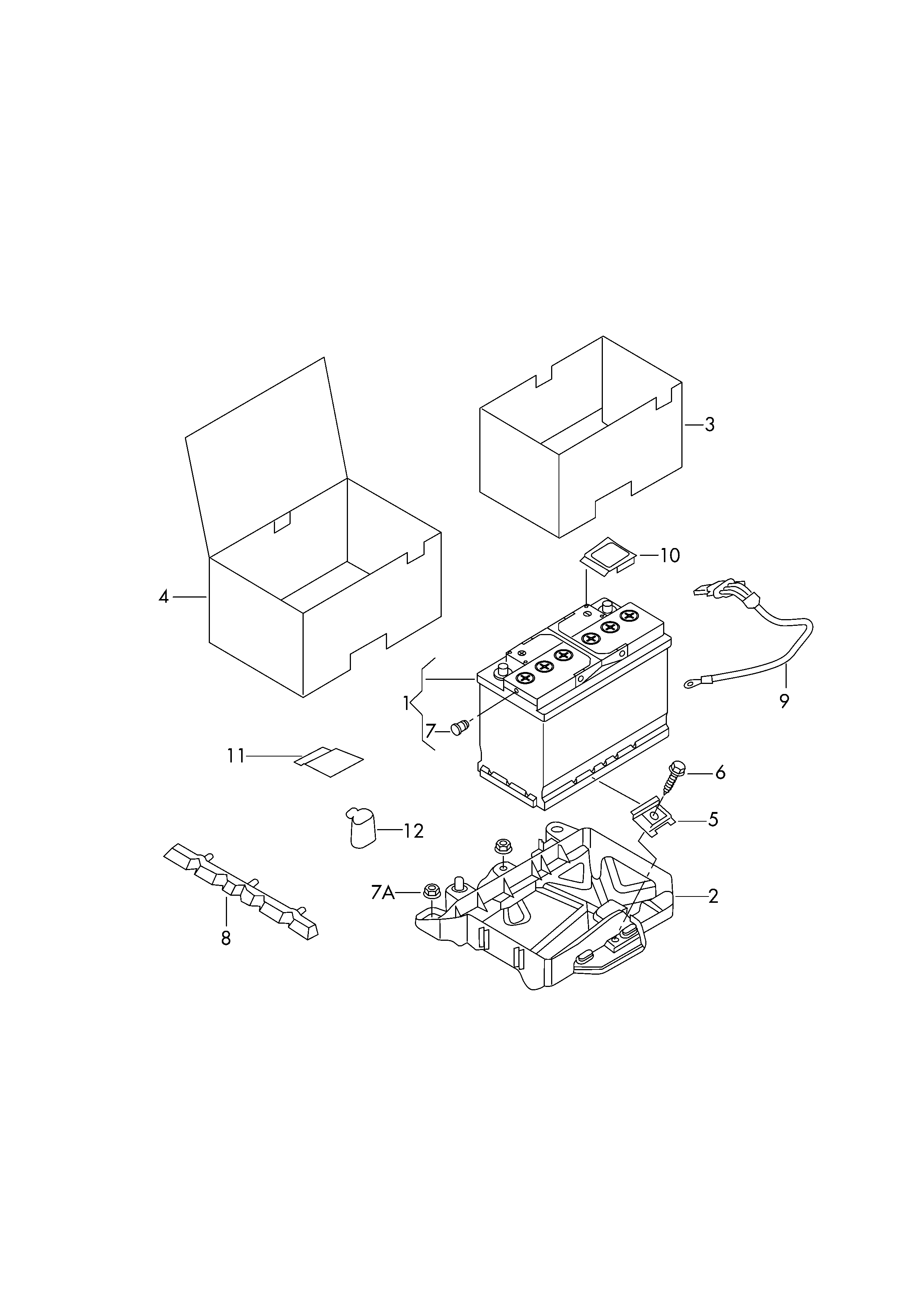 Seat 000 915 105 EB - Baterie de pornire parts5.com