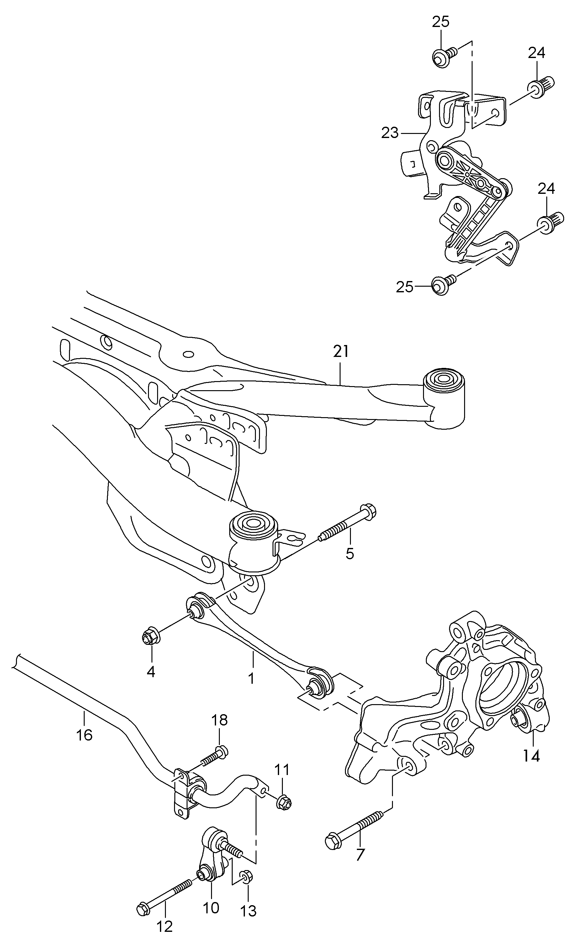 AUDI (FAW) 5Q0 505 465 C - Tyč / vzpěra, stabilizátor parts5.com