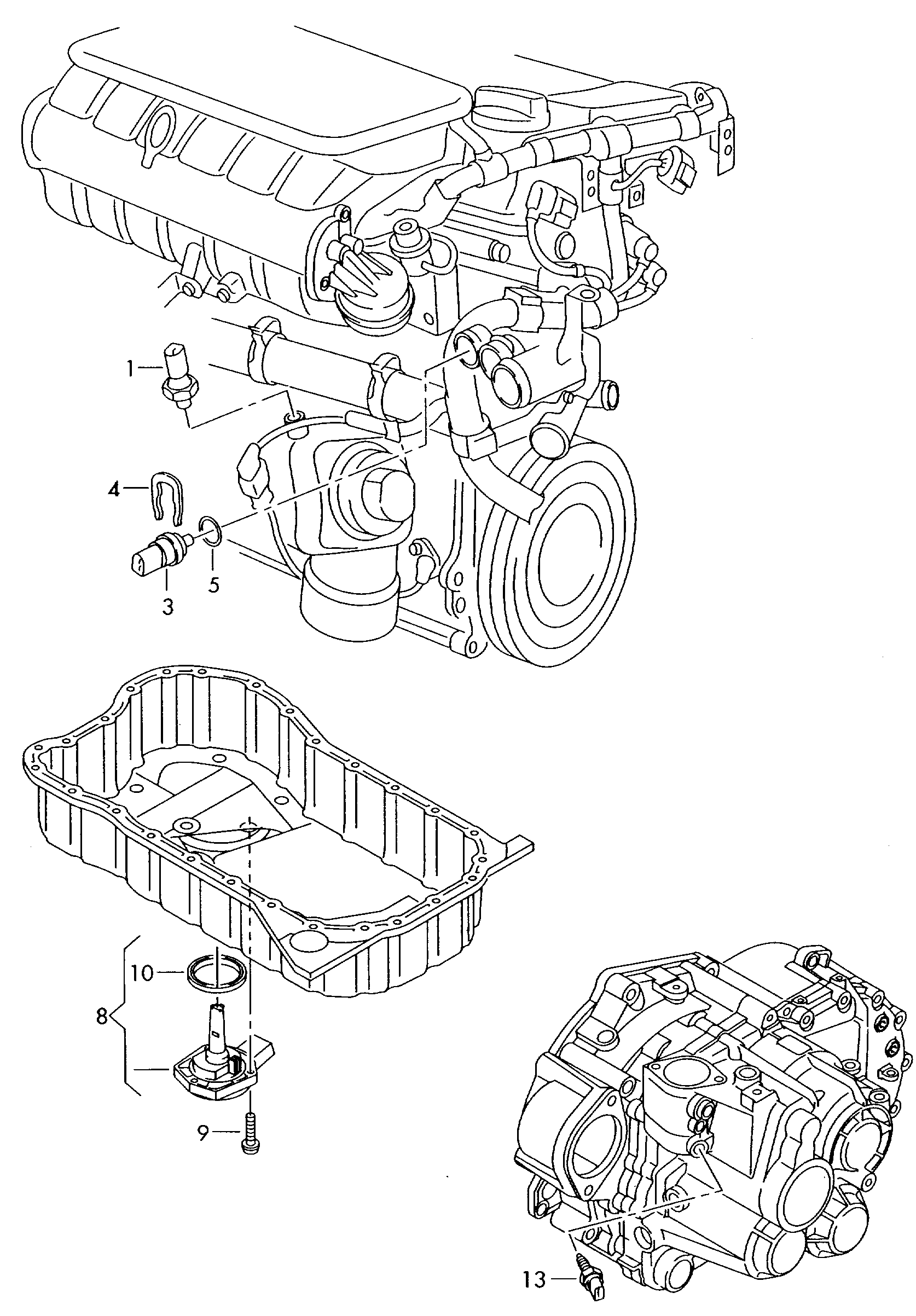 Seat 038 919 081P - Датчик, давление масла parts5.com