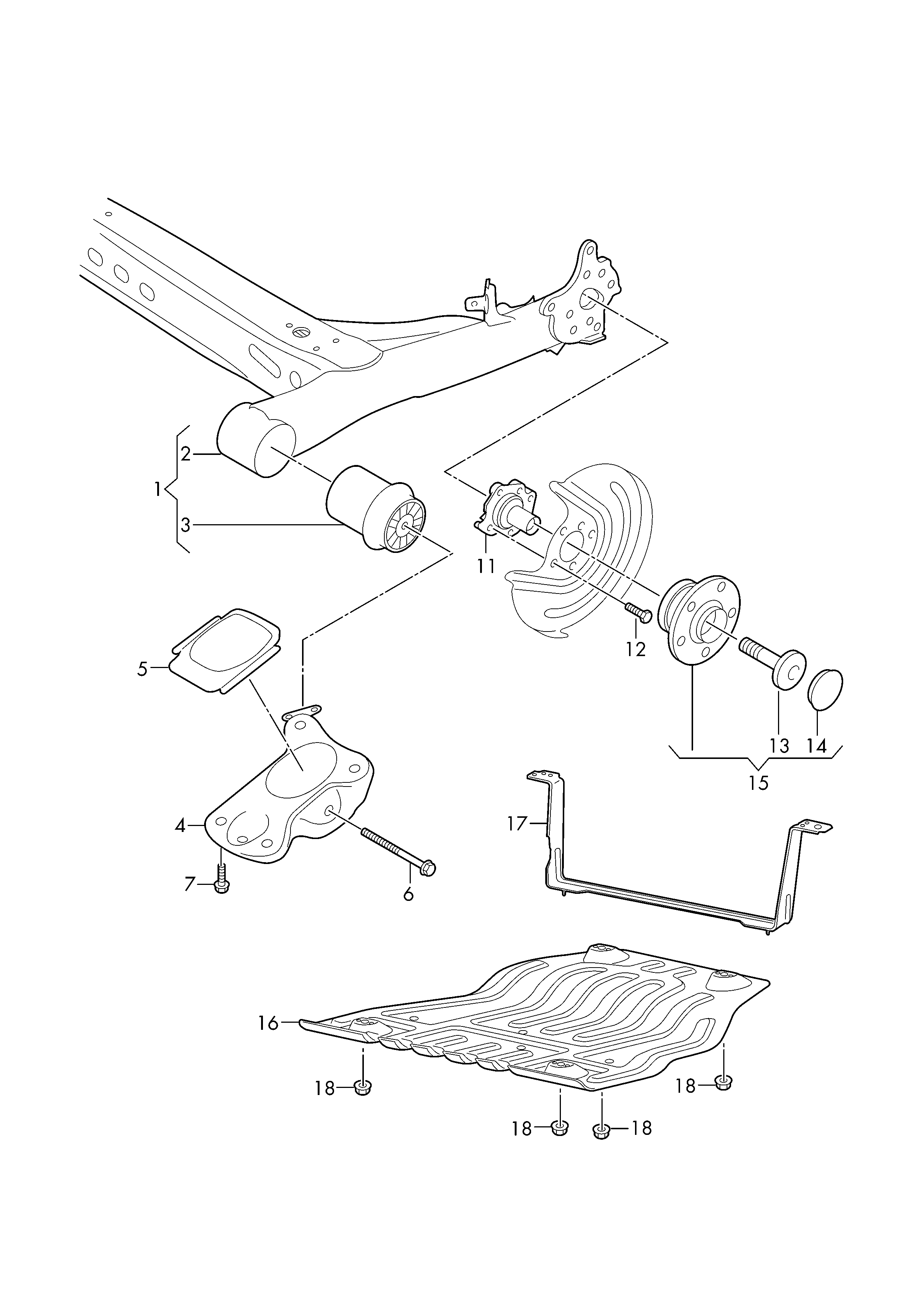 VAG 8V0598611 - Komplet ležaja kotača parts5.com