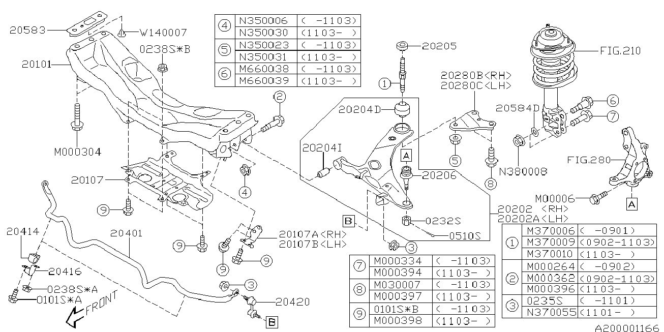 Subaru 20202 SC011 - Řídicí páka, zavěšení kol parts5.com