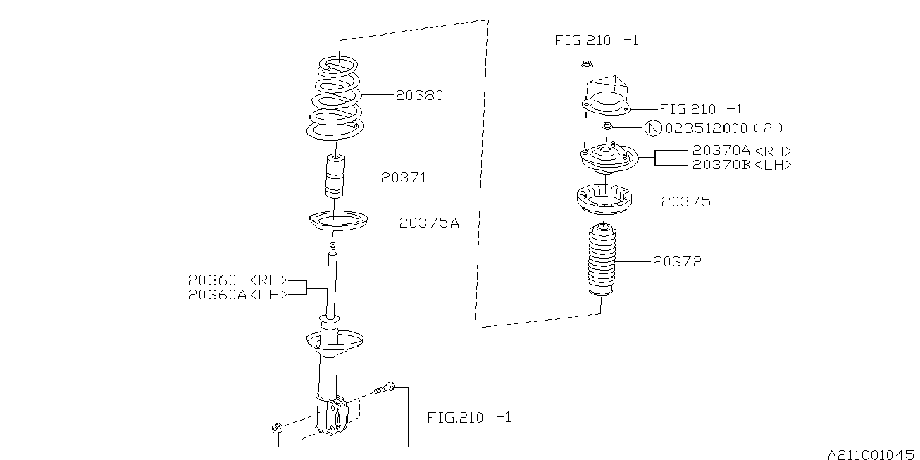 Subaru 20380FC130 - Arc spiral parts5.com