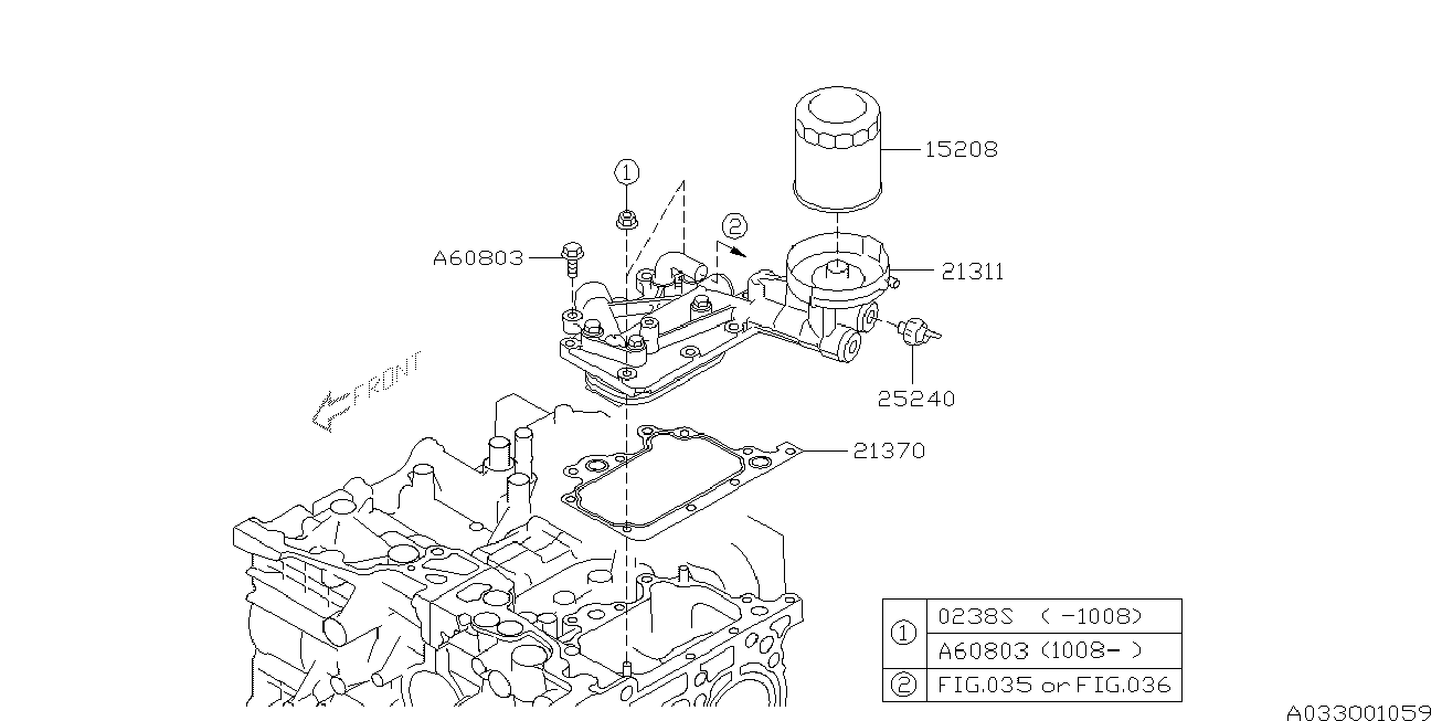 Subaru 15208-AA110 - Olejový filtr parts5.com