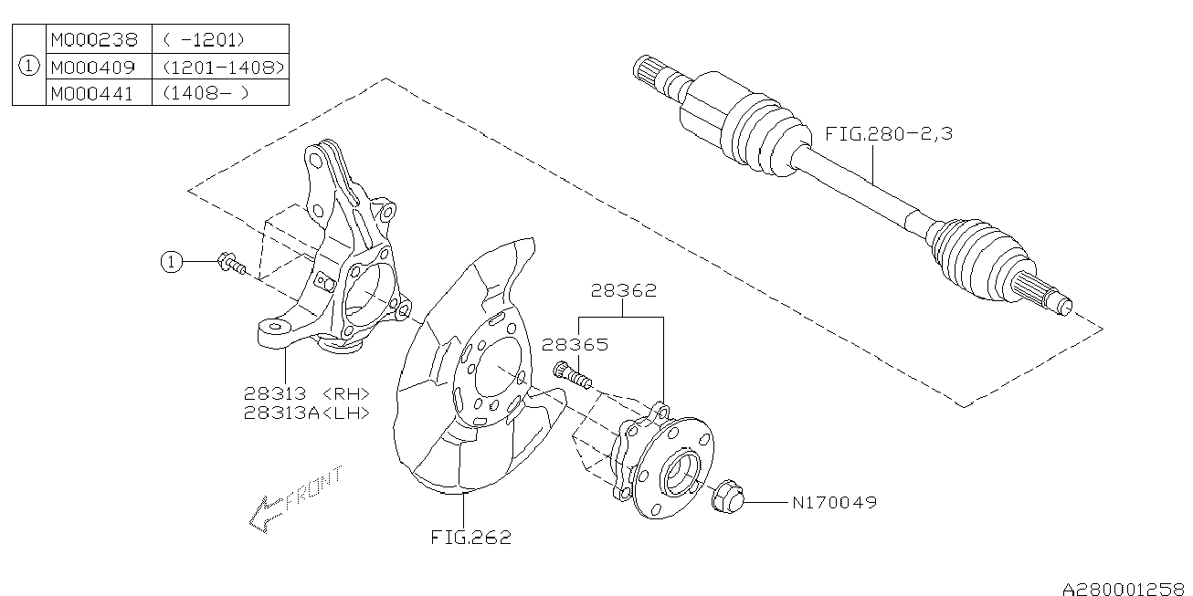 Subaru 902170049 - Kit de roulements de roue parts5.com