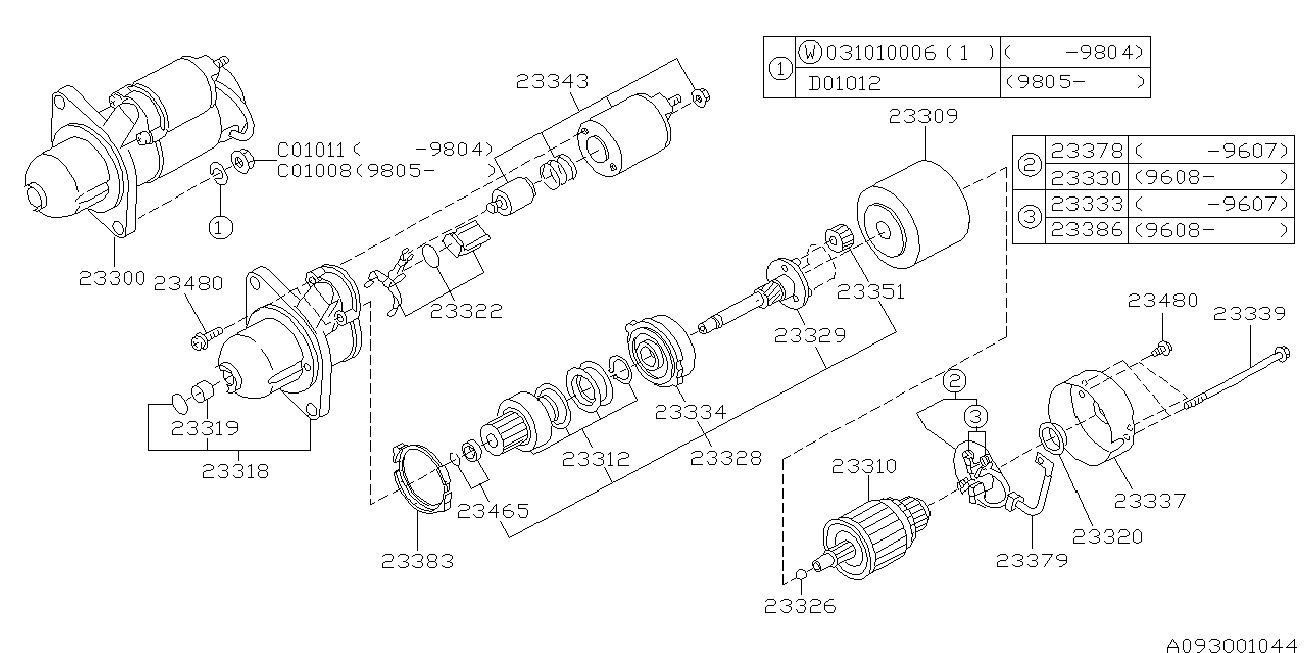 NISSAN 23300-AA380 - Starter parts5.com