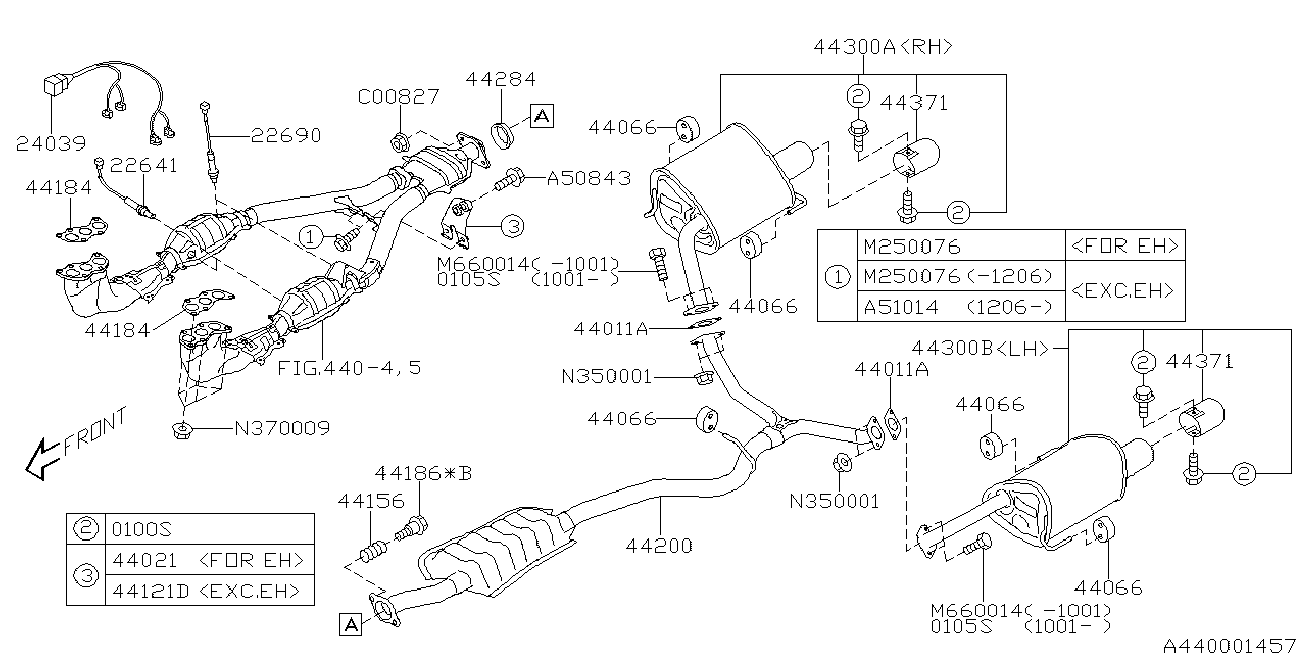 Subaru 22641 AA53A - Lambdasonde parts5.com