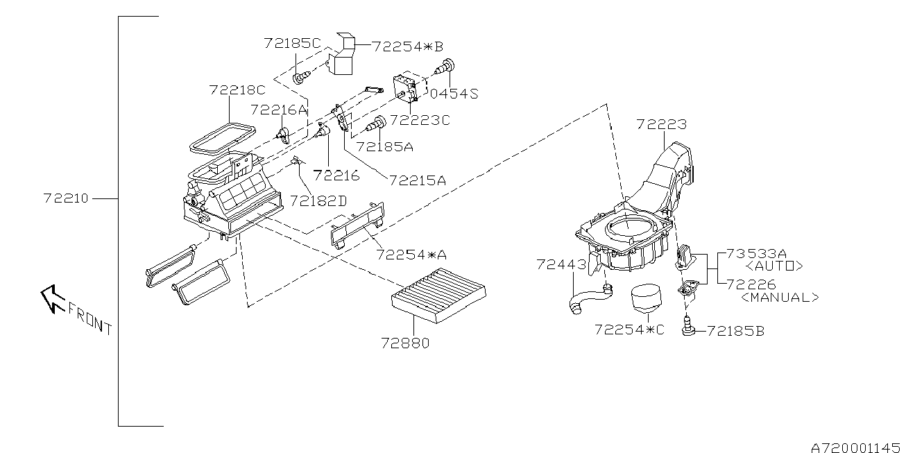 Subaru 72880-FE000 - Filtro, aire habitáculo parts5.com