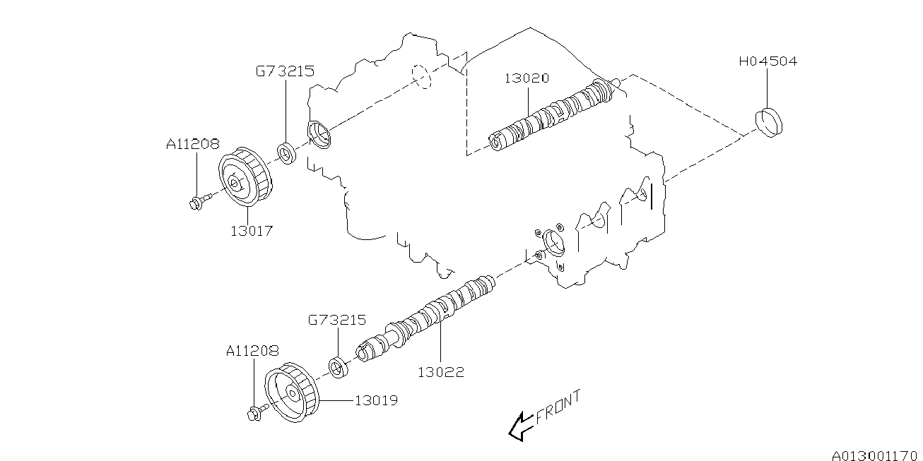 Subaru 80673-2150 - Simering, ax cu came parts5.com