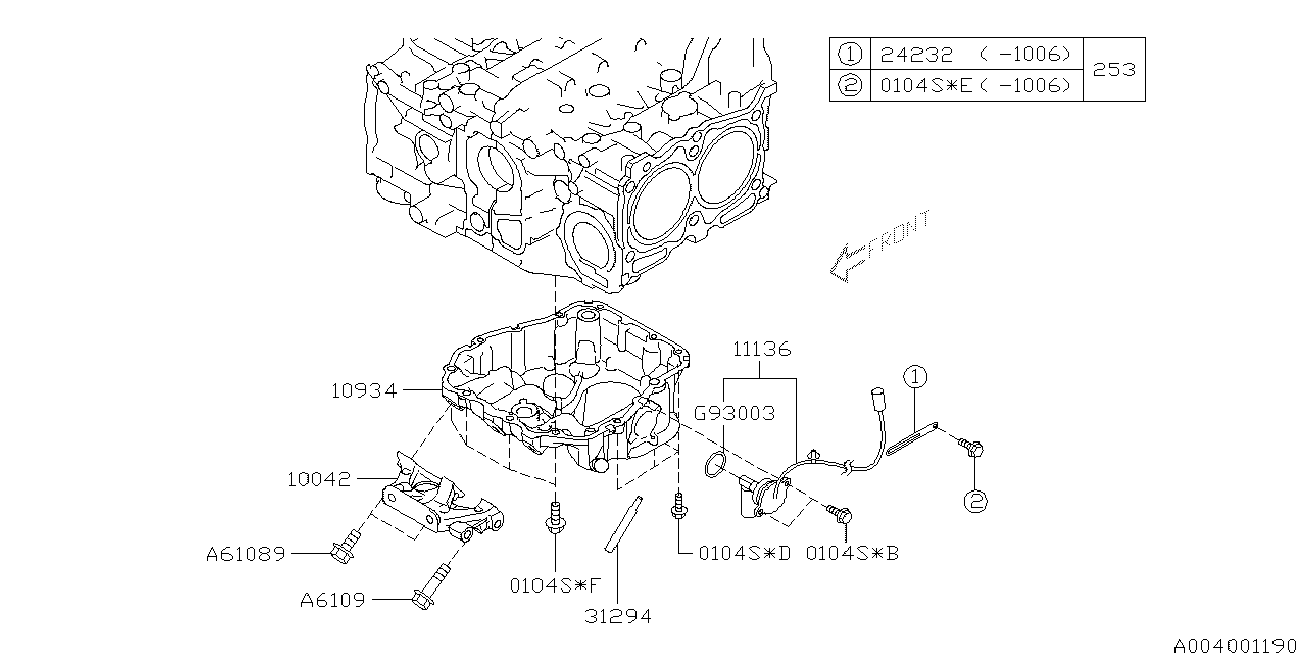 Subaru 806930030 - O RING parts5.com