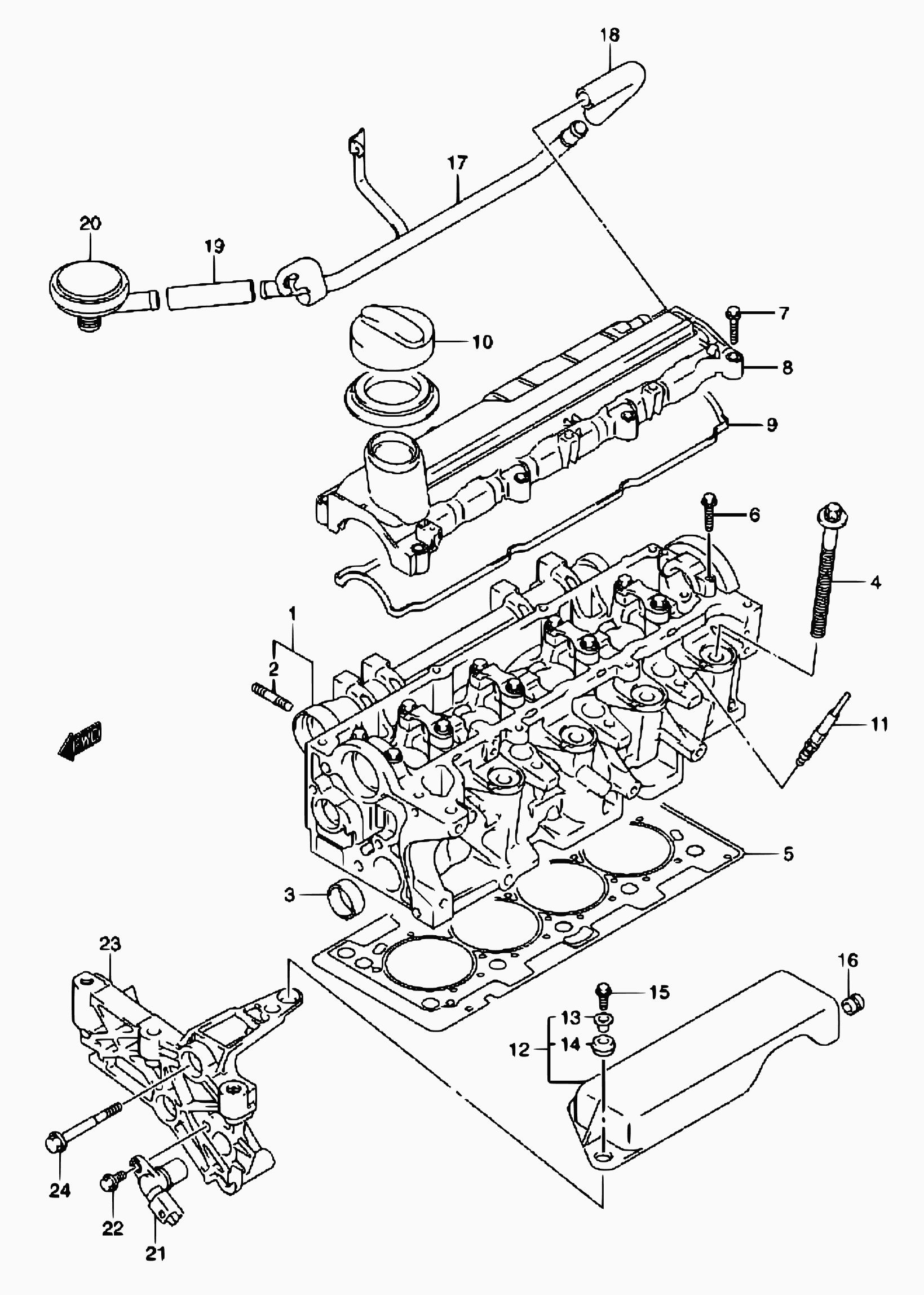 Suzuki 33220-84A00 - Dajalnik impulzev, rocicna gred parts5.com