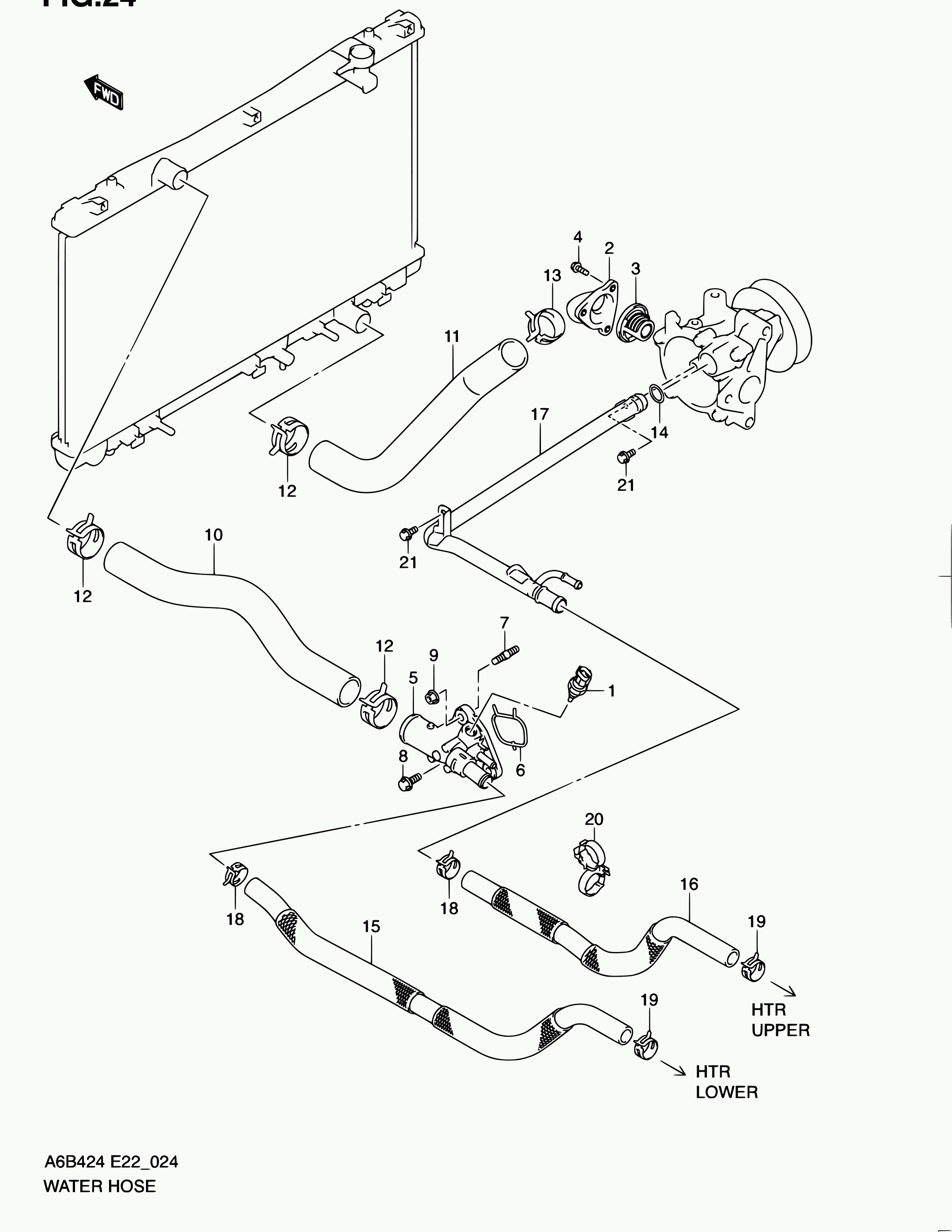 Suzuki 17670-63J00 - Termosztát, hűtőfolyadék parts5.com