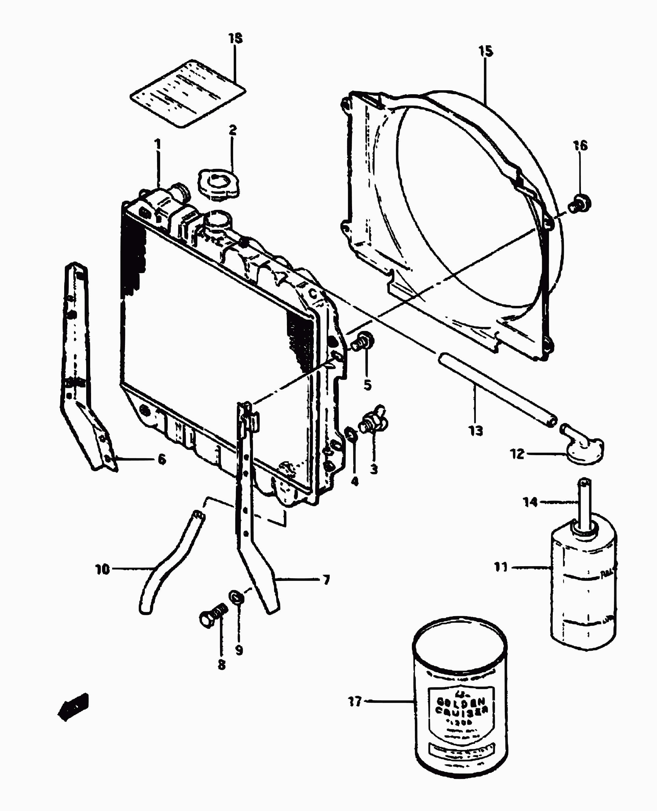 Suzuki 17920-63210 - Tapa, tubuladura de relleno de aceite parts5.com