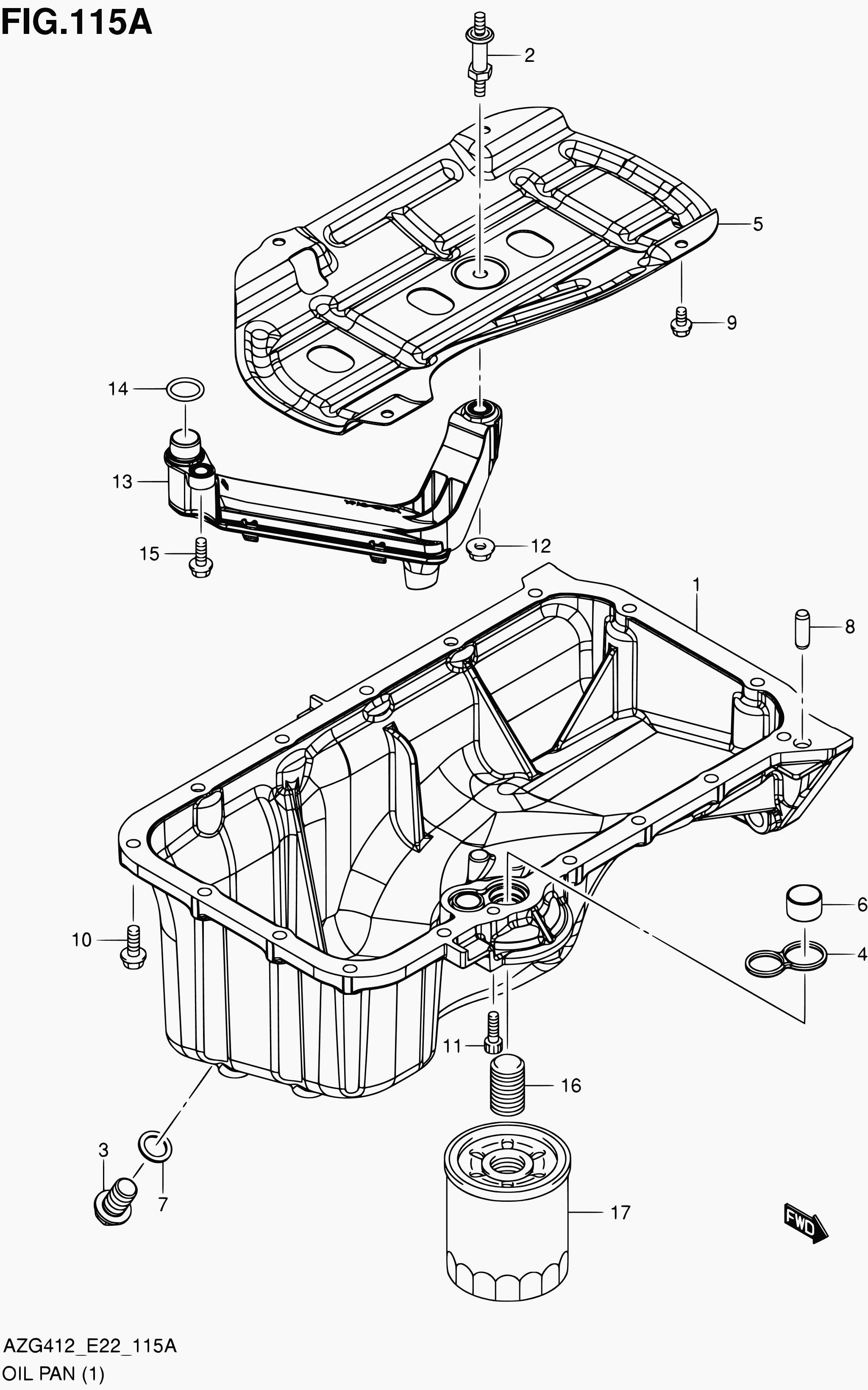 Subaru 16510-82703 - Filtr oleju parts5.com