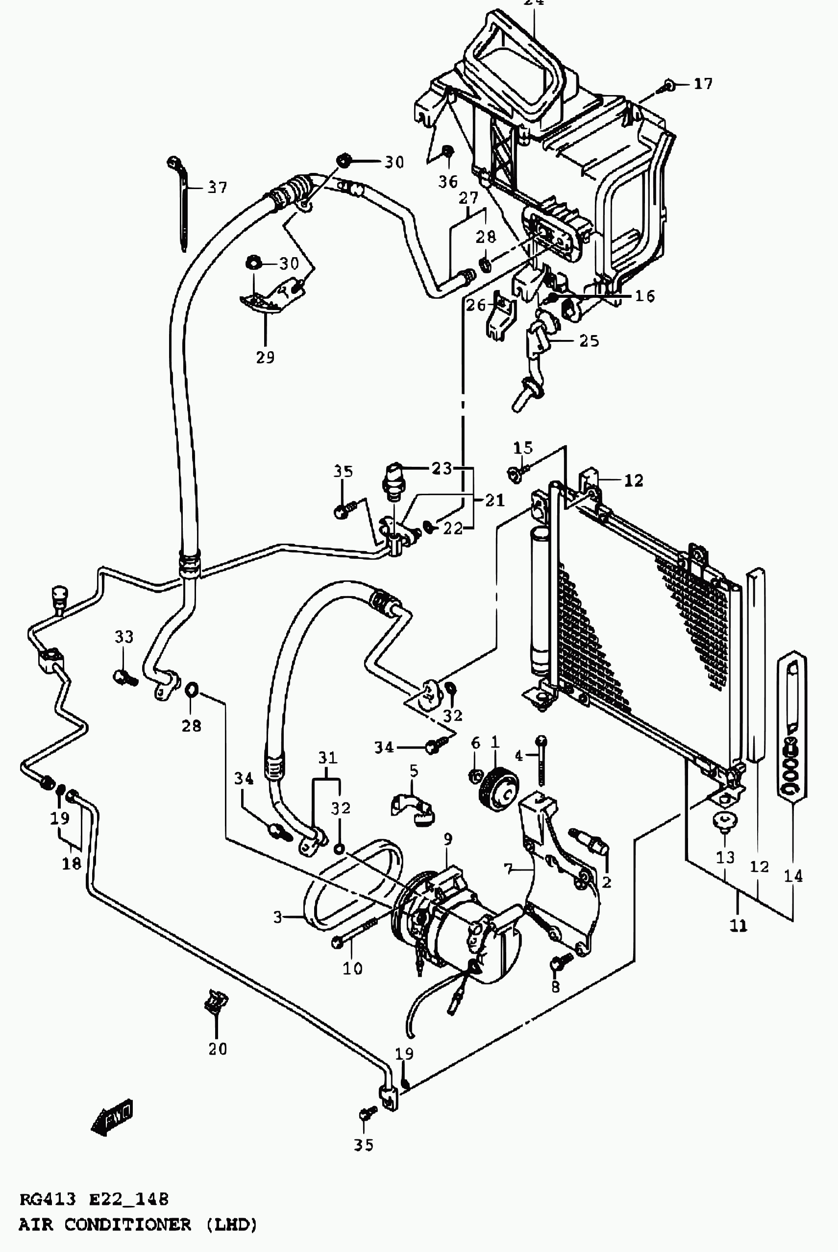 Subaru 49181-56B10 - Klinasti rebrasti kaiš parts5.com