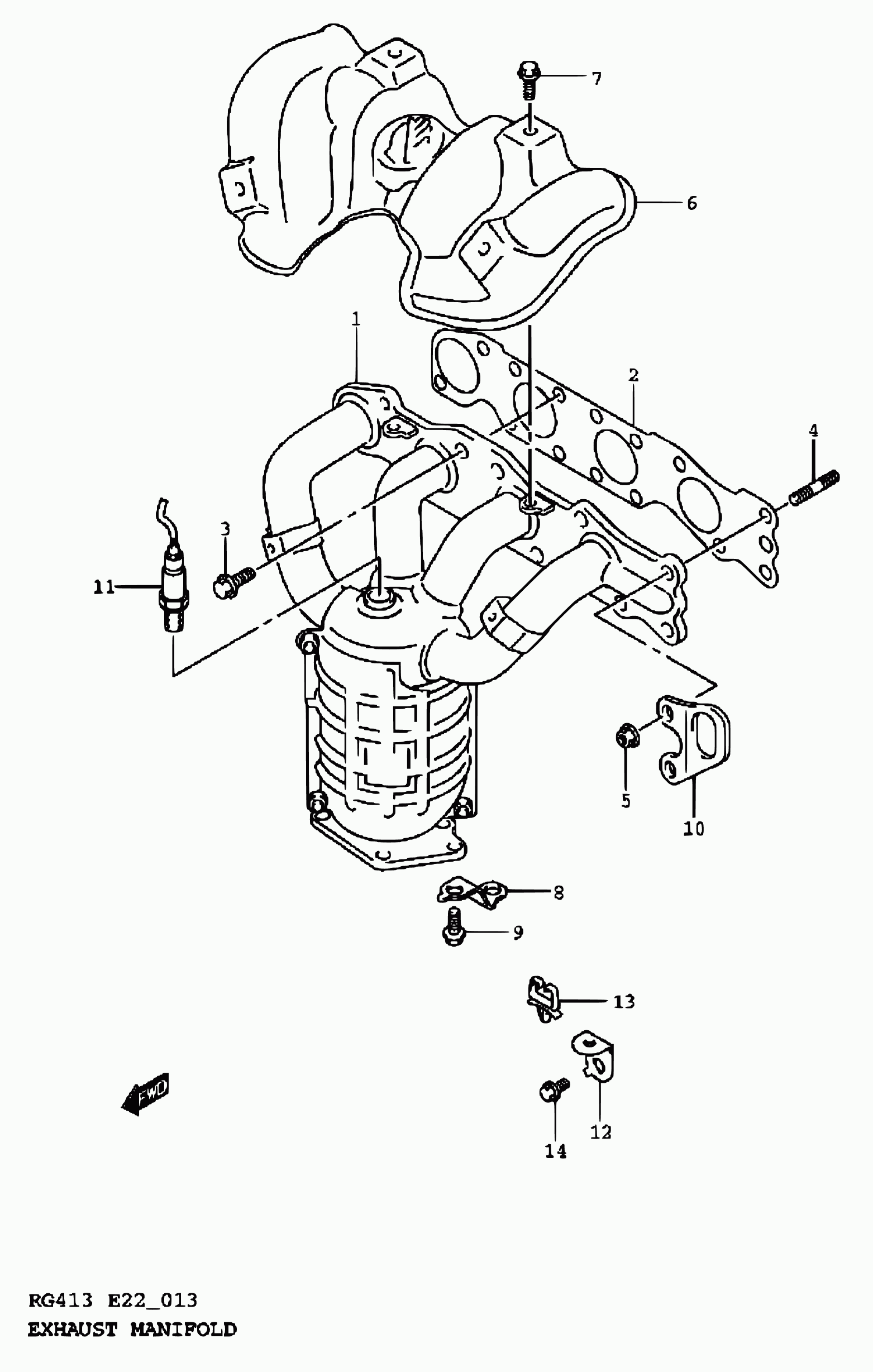 Suzuki 18213-80G00 - Sonda Lambda parts5.com