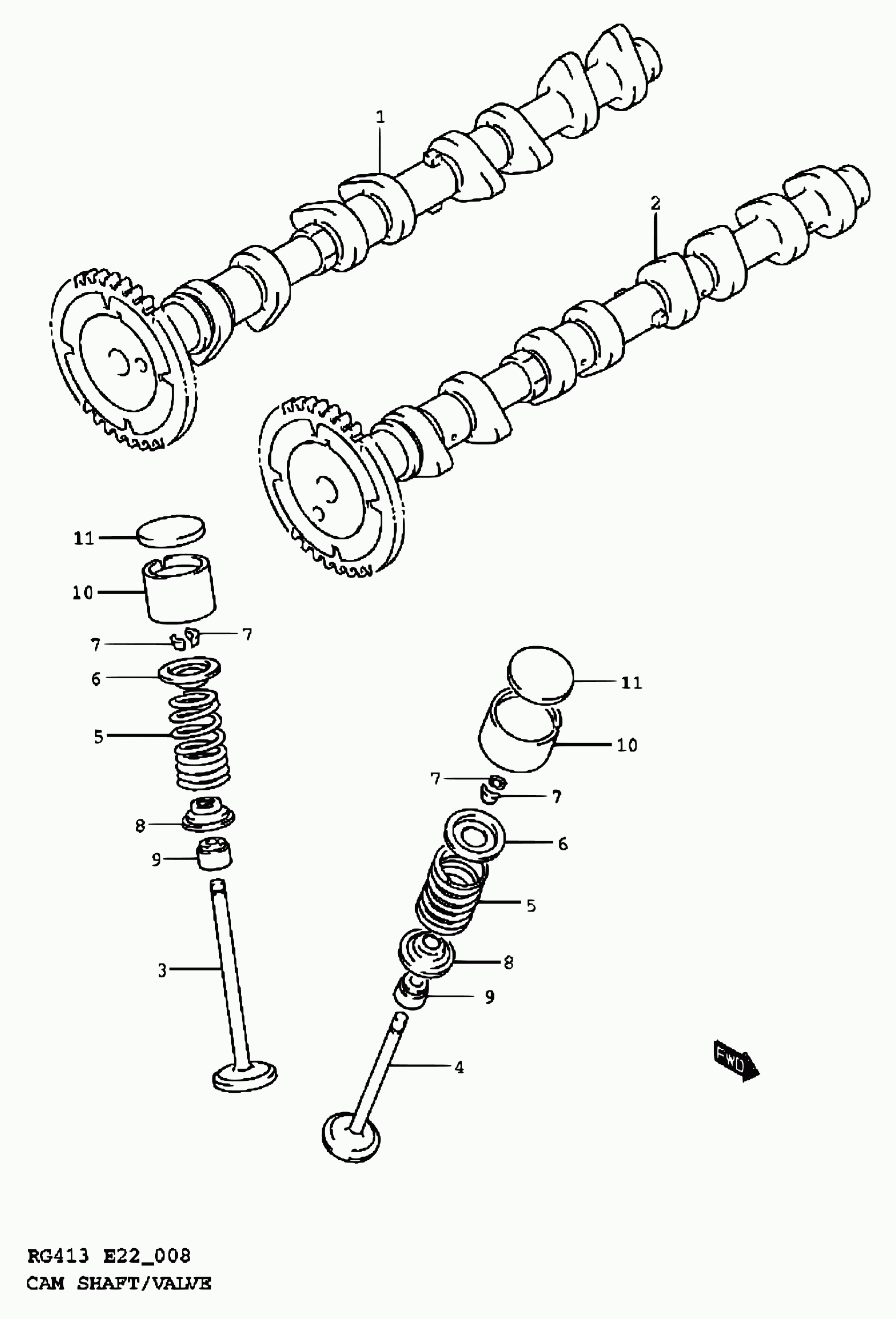 Suzuki 09289-06003 - Etansare, supape parts5.com