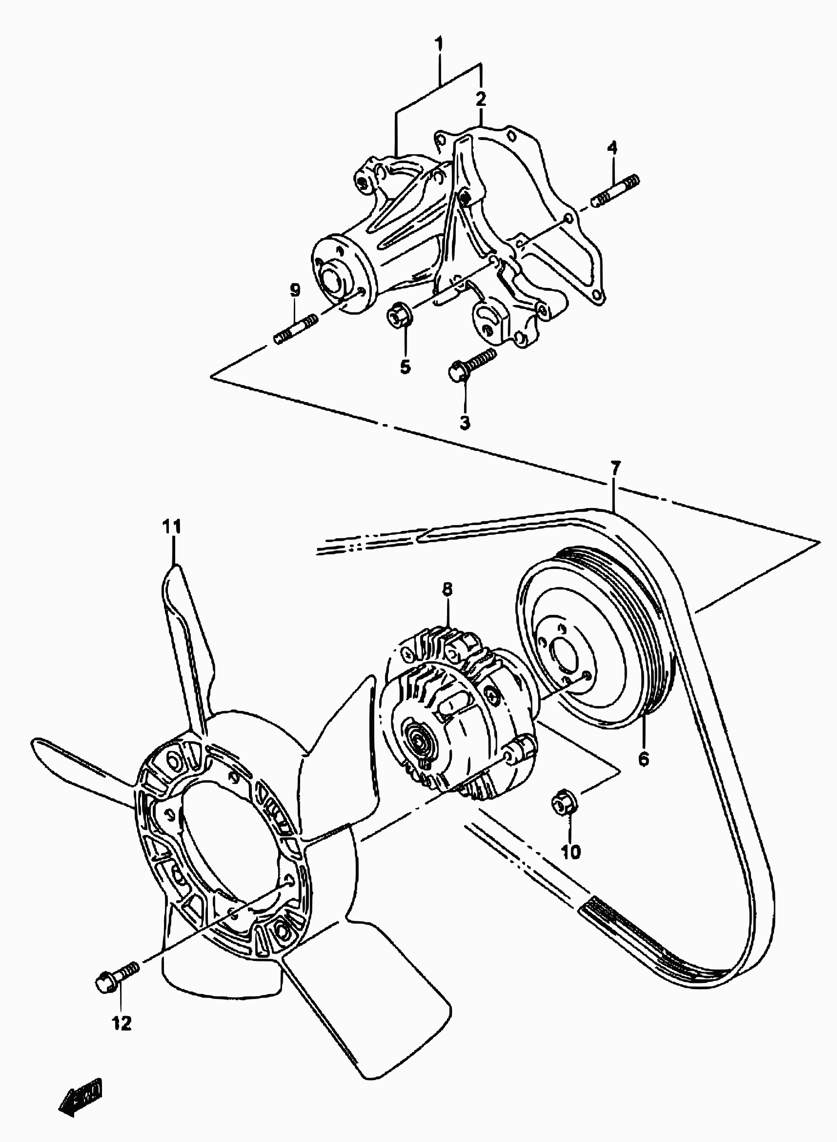 Suzuki 17521-85C11 - Moniurahihna parts5.com