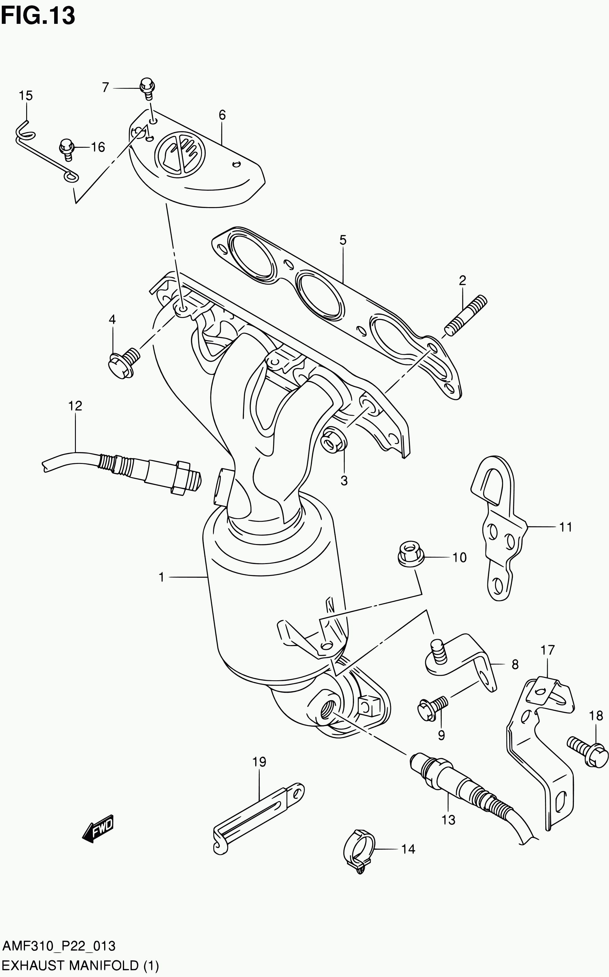 Suzuki 18213-M68KB-0 - Lamda-sonda parts5.com