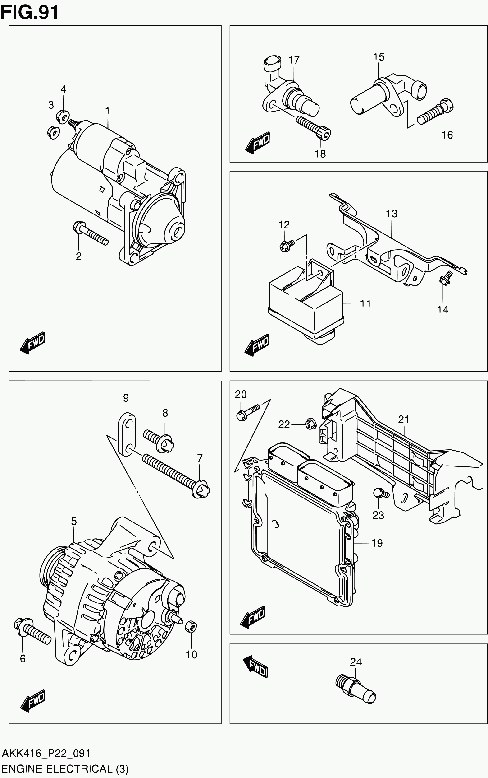 FIAT 16582-79J50 - Sender Unit, oil pressure parts5.com