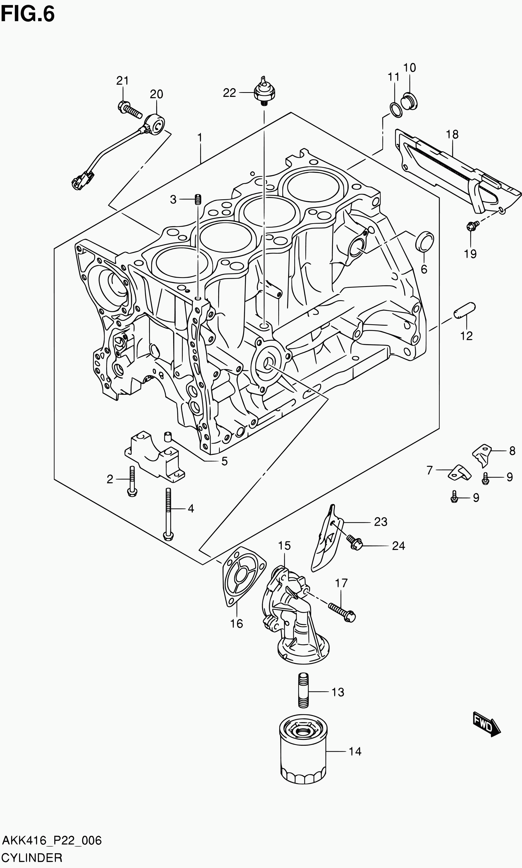 Suzuki 16510-61A31 - Õlifilter parts5.com