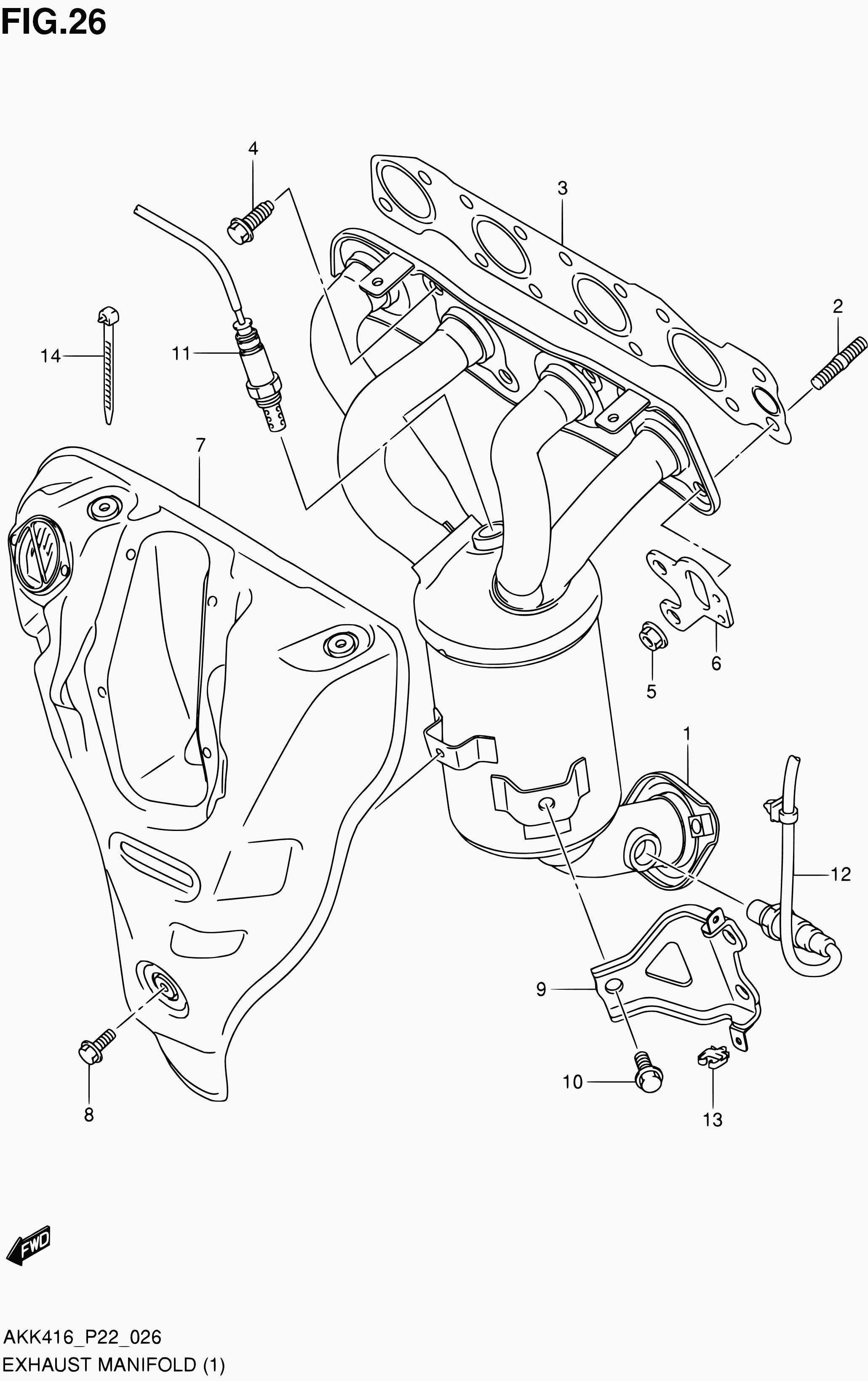 Suzuki 18213 54LB0 - Ламбда-сонда parts5.com