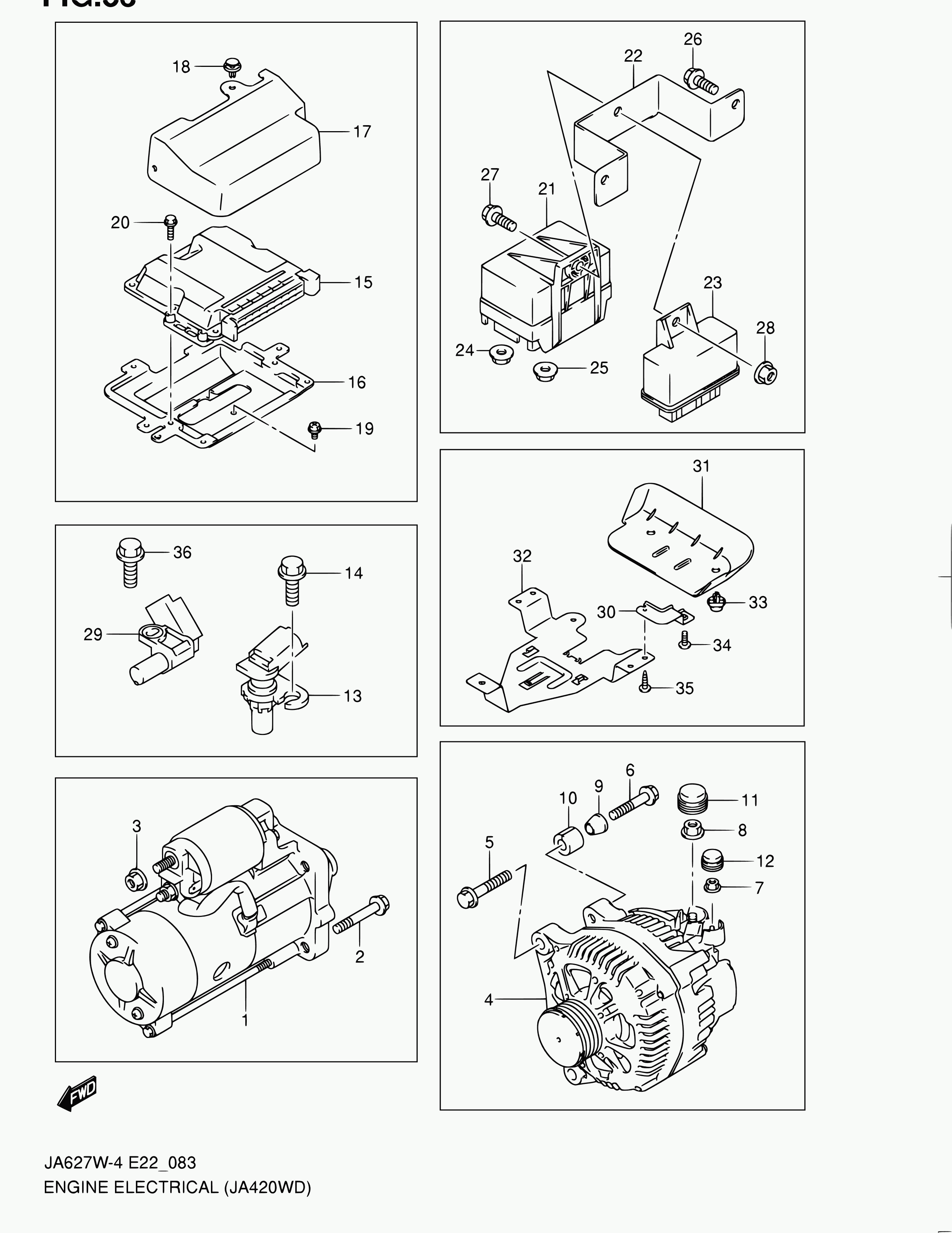 Suzuki 33220-67G10 - Sensor, posición arbol de levas parts5.com