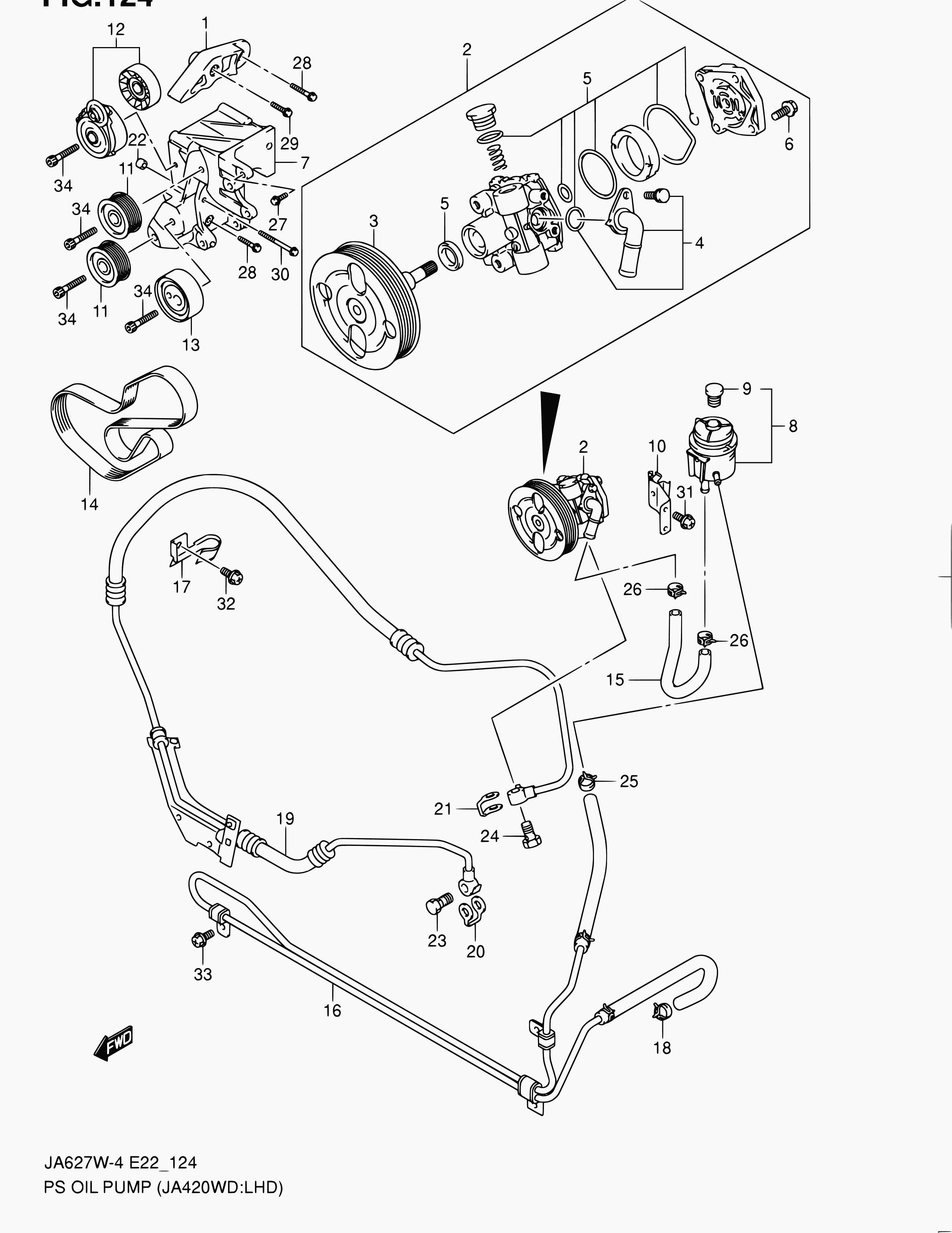 Suzuki 49181-50J40 - Keilrippenriemen parts5.com