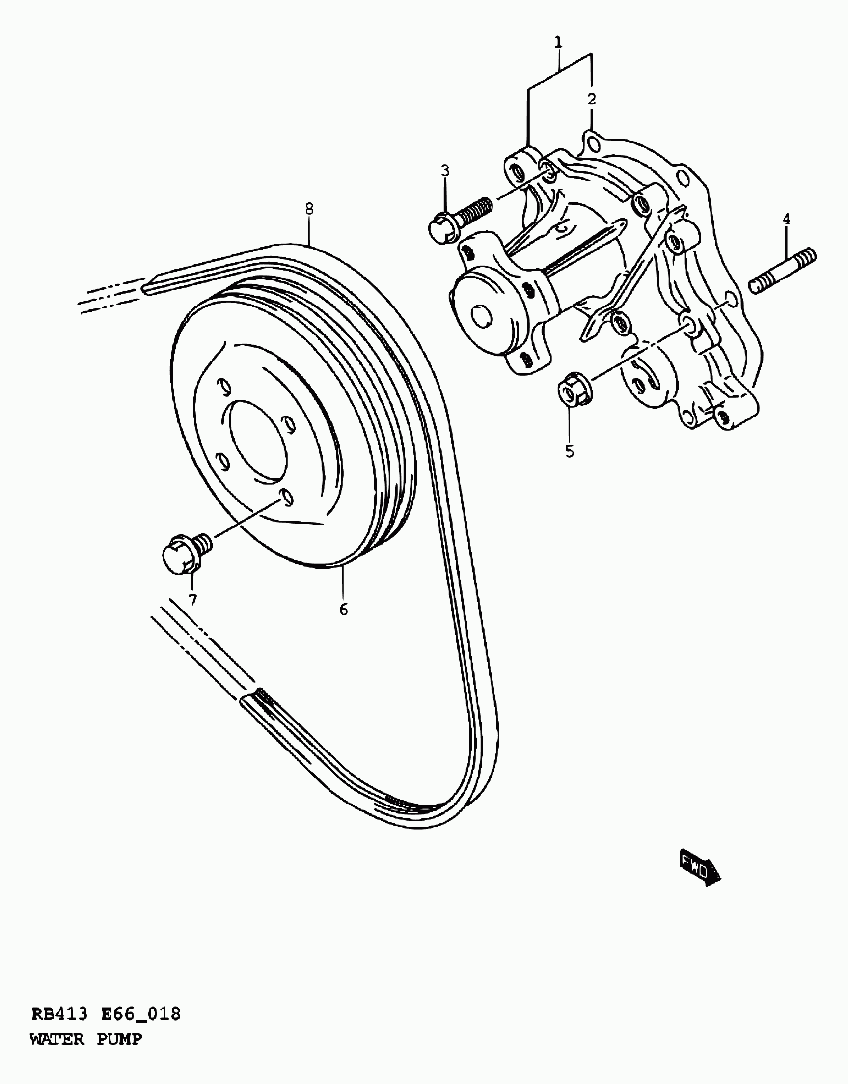 SANTANA 17521-83E00 - Ozubený klínový řemen parts5.com