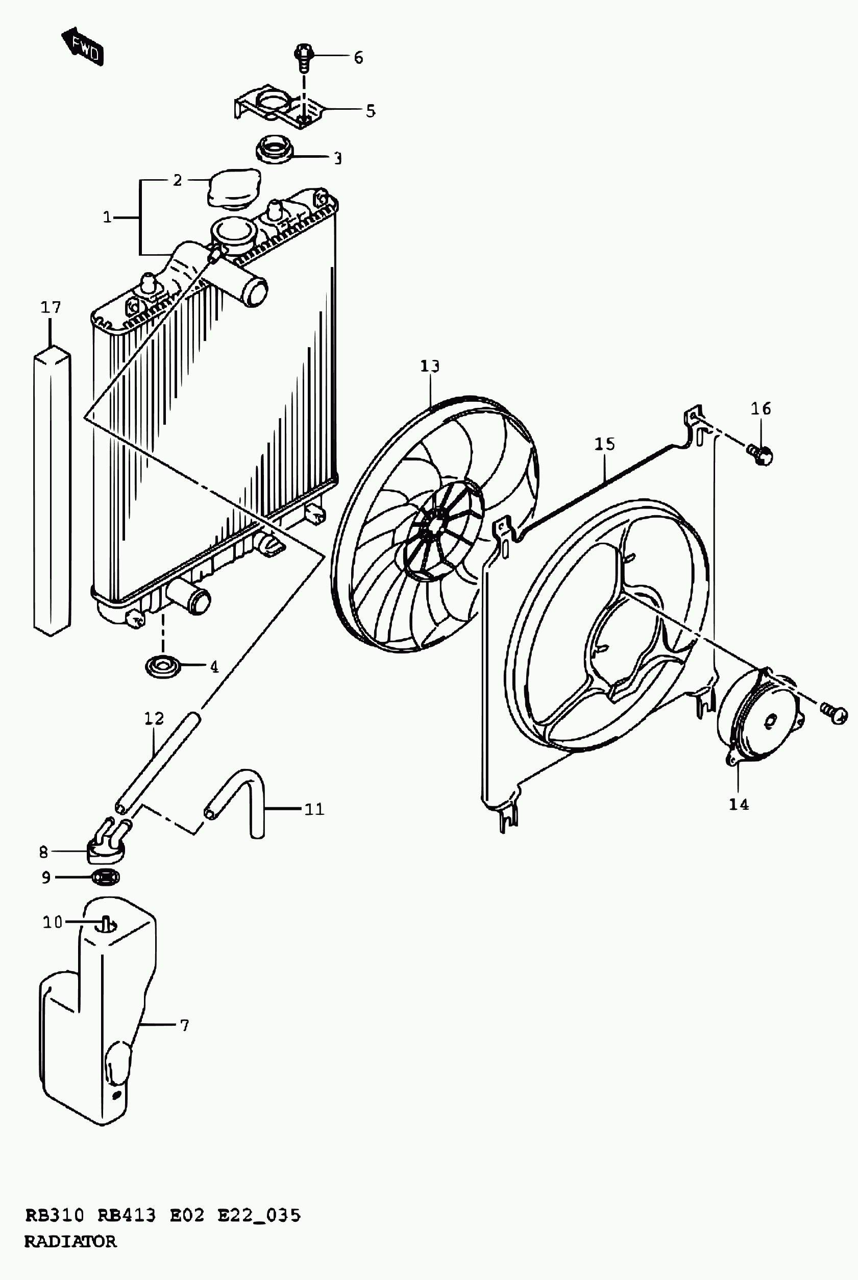 Suzuki 17920-83E00 - Bouchon de radiateur parts5.com